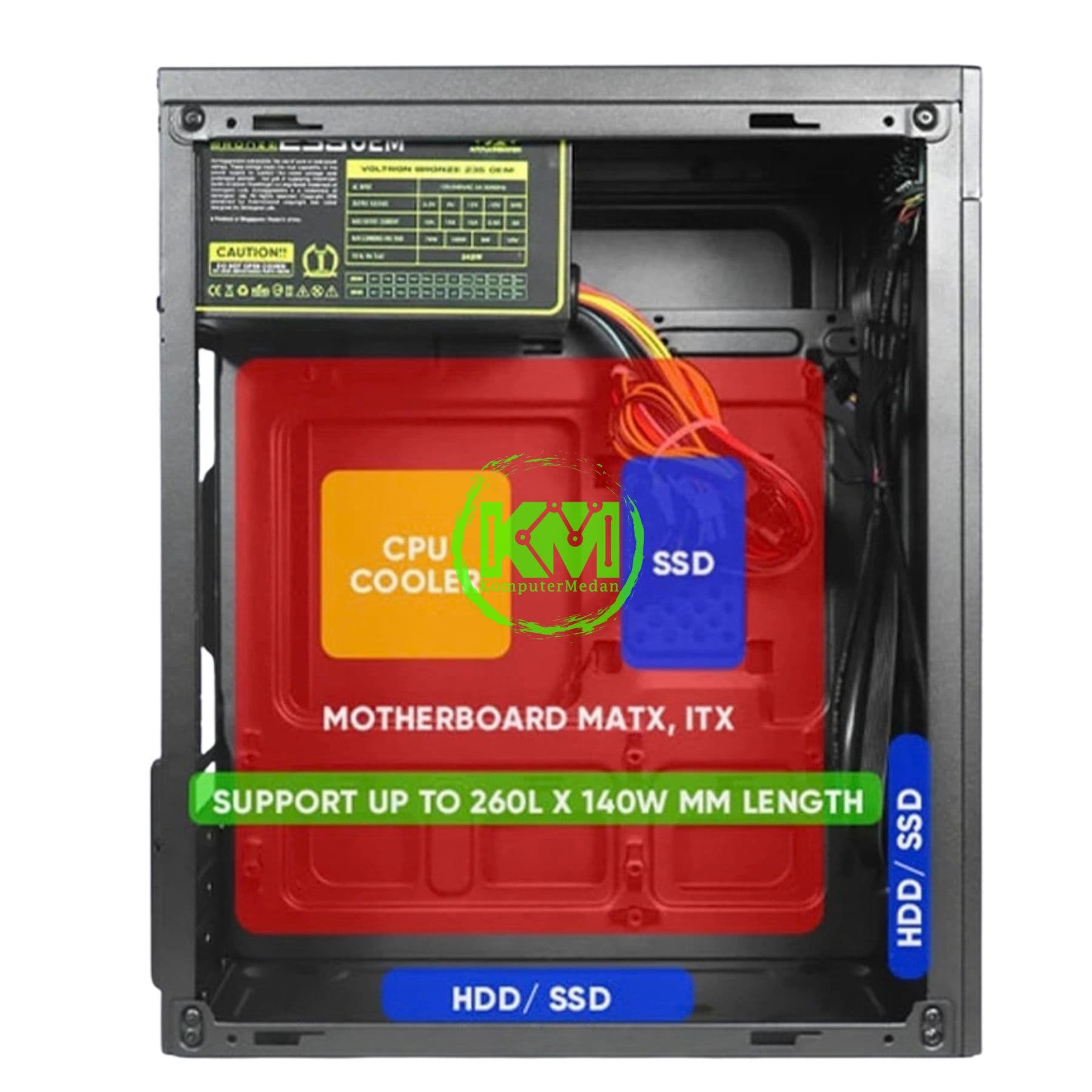 ALCATROZ AZZURA MILLENIA ECO M100 CASING PC - Image 3