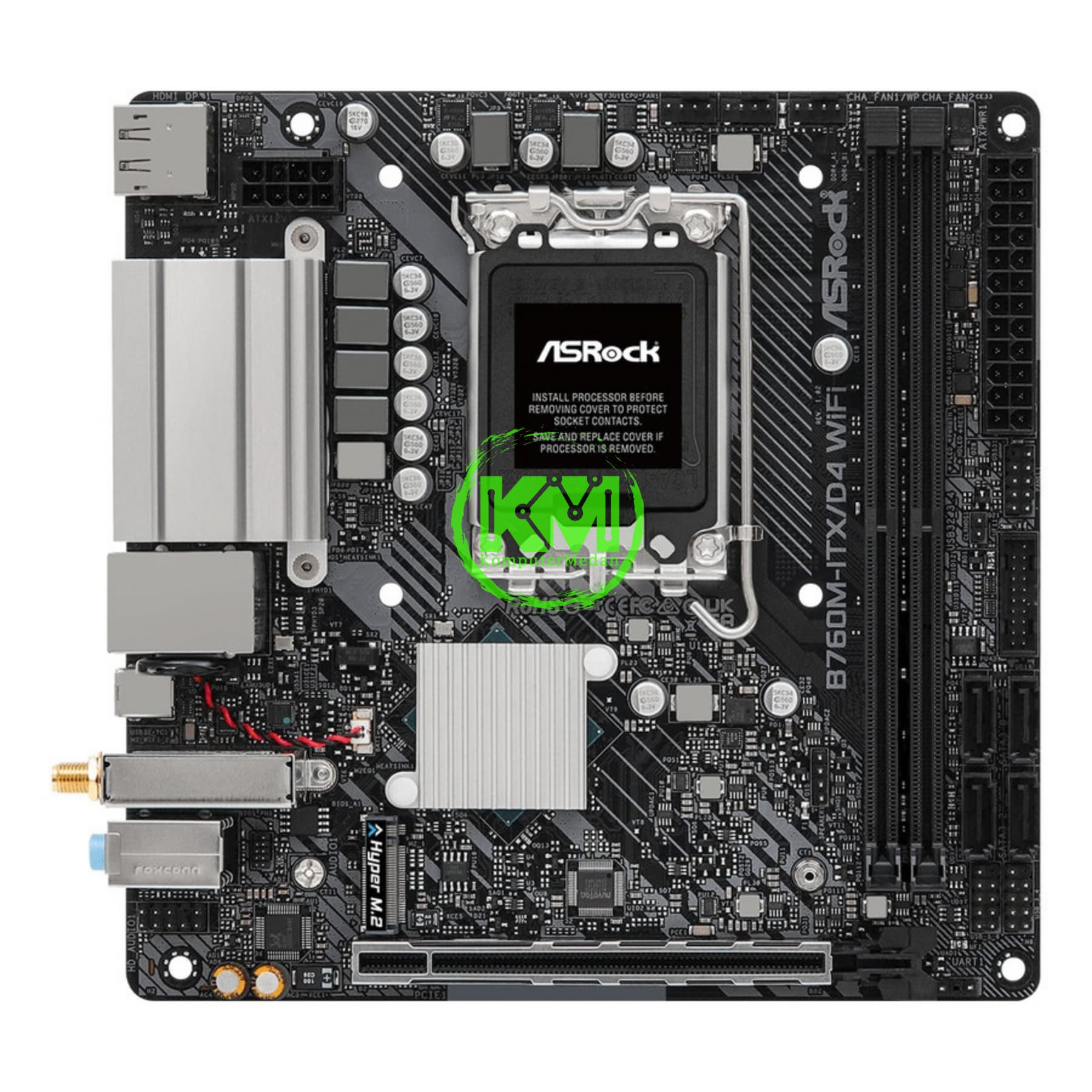 ASROCK B760M-ITX/D4 WIFI MOTHERBOARD - Image 2