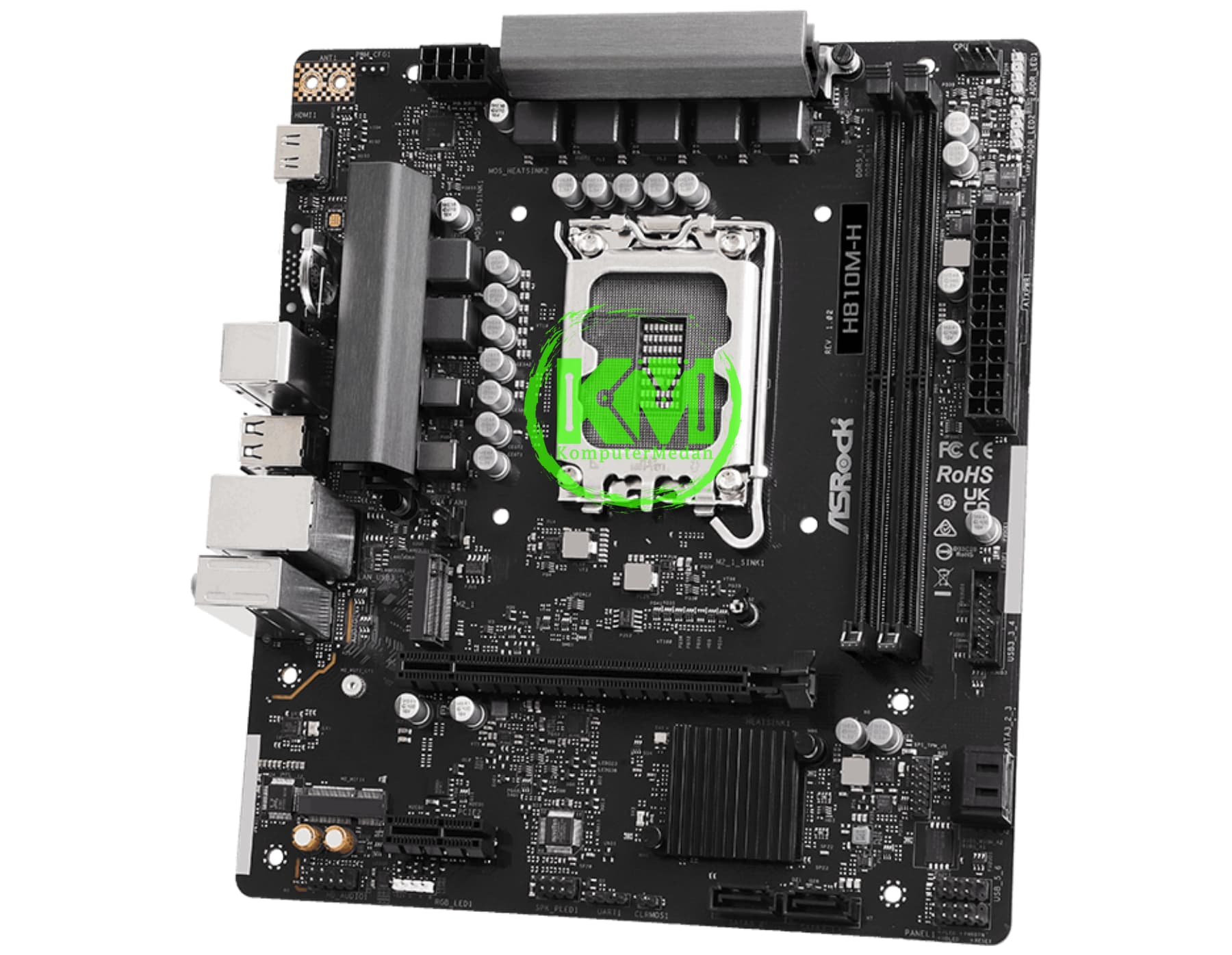 ASROCK H610M-H2/M.2 D5 MOTHERBOARD - Image 4