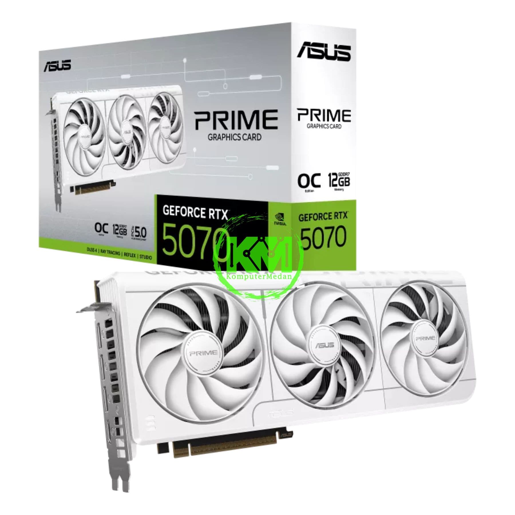 ASUS PRIME RTX 5070 12GB GAMING OC WHITE VGA