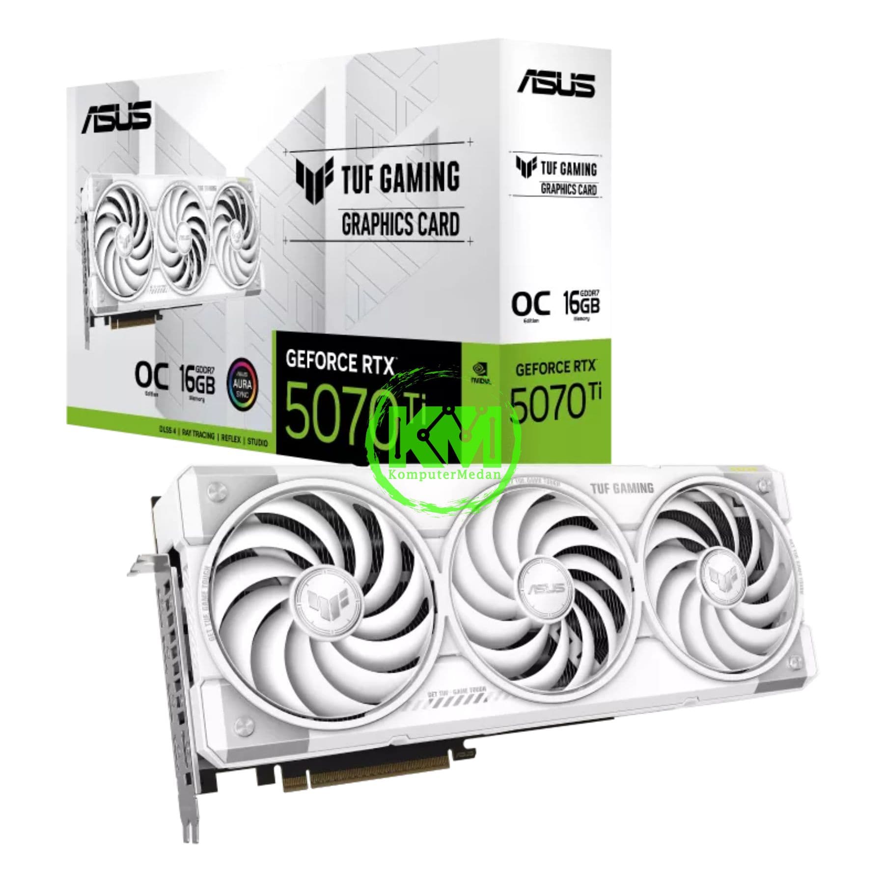ASUS TUF RTX 5070 TI 16GB GAMING OC WHITE VGA