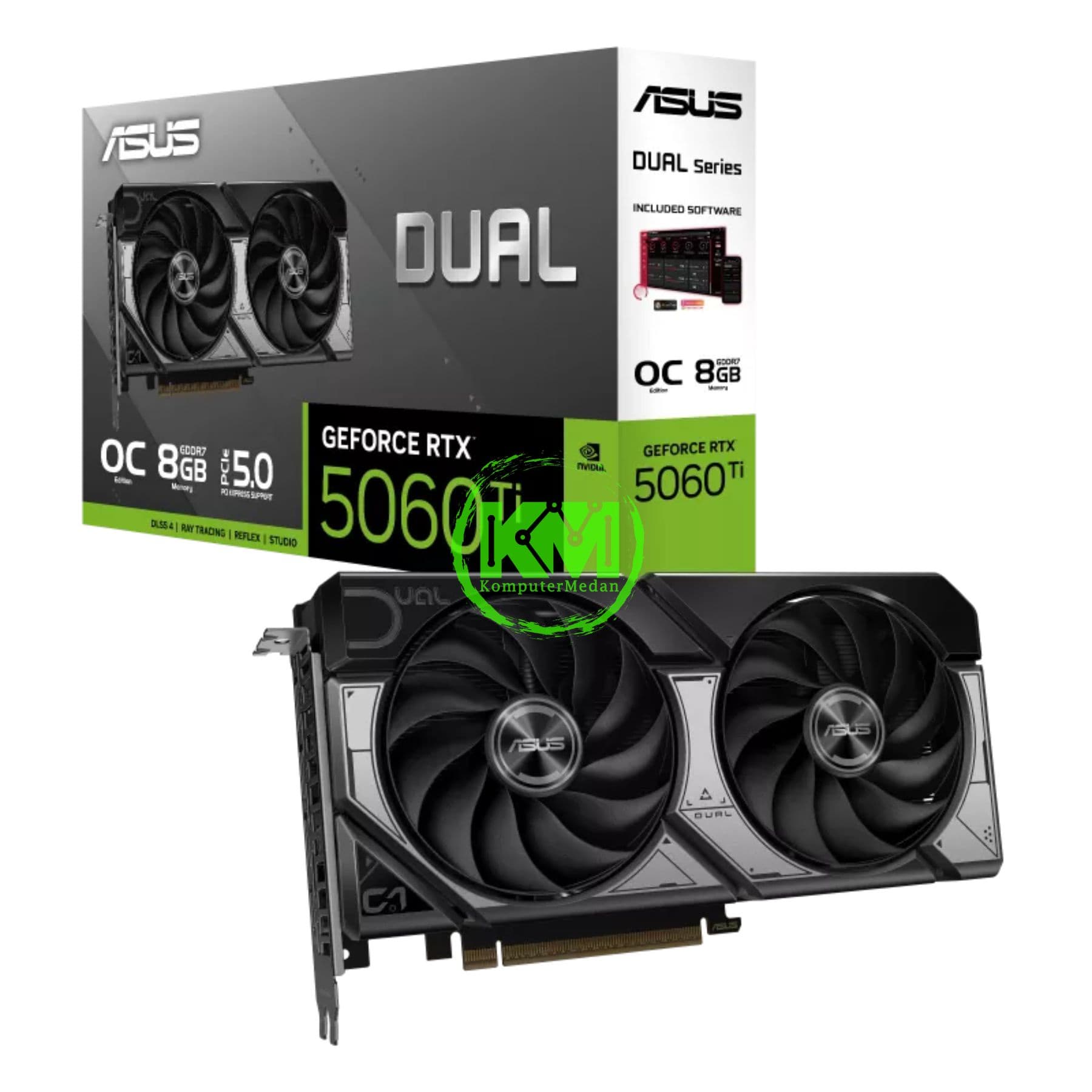 ASUS DUAL RTX 5060 TI 8GB GAMING OC VGA - Image 1