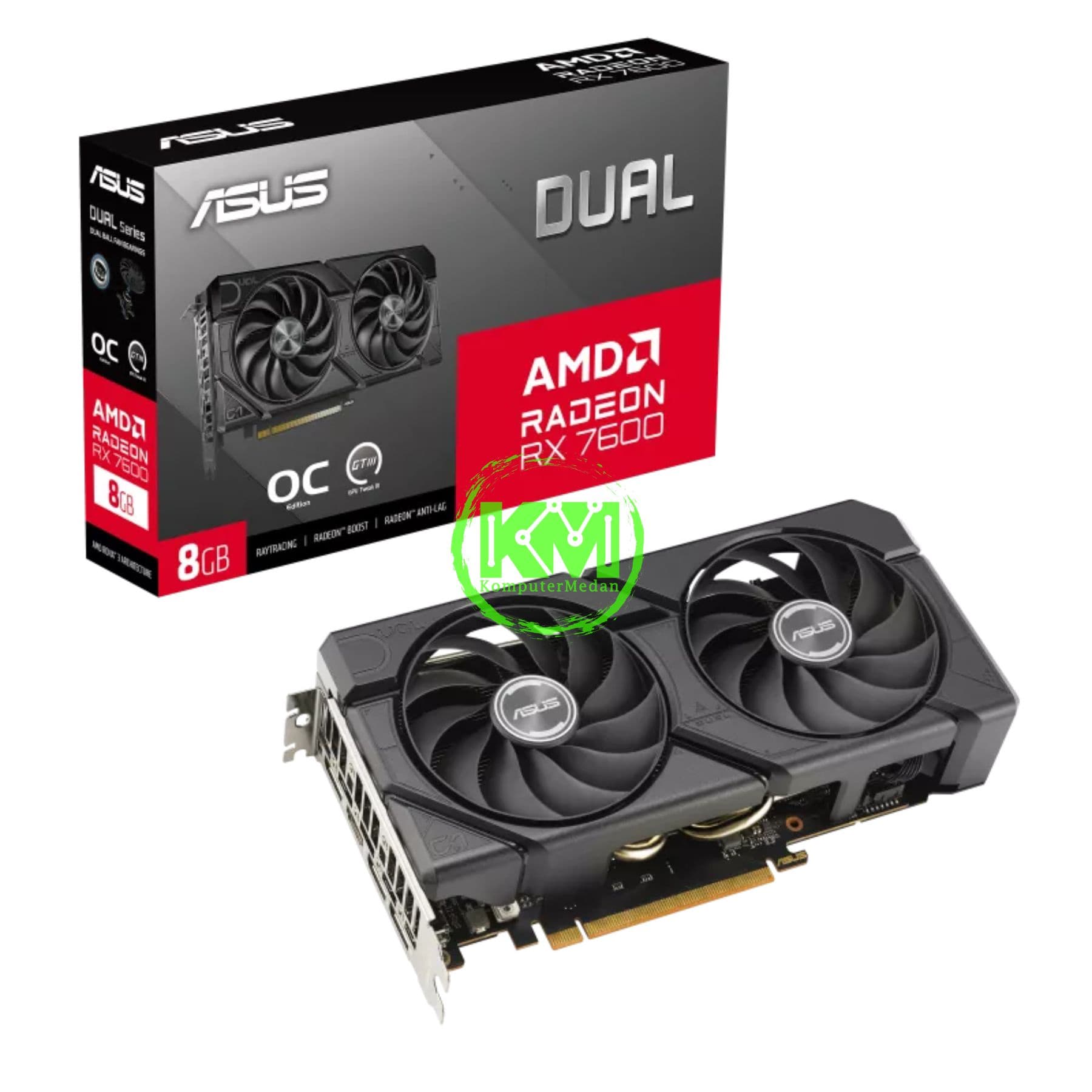 ASUS DUAL EVO RX 7600 8GB GAMING VGA