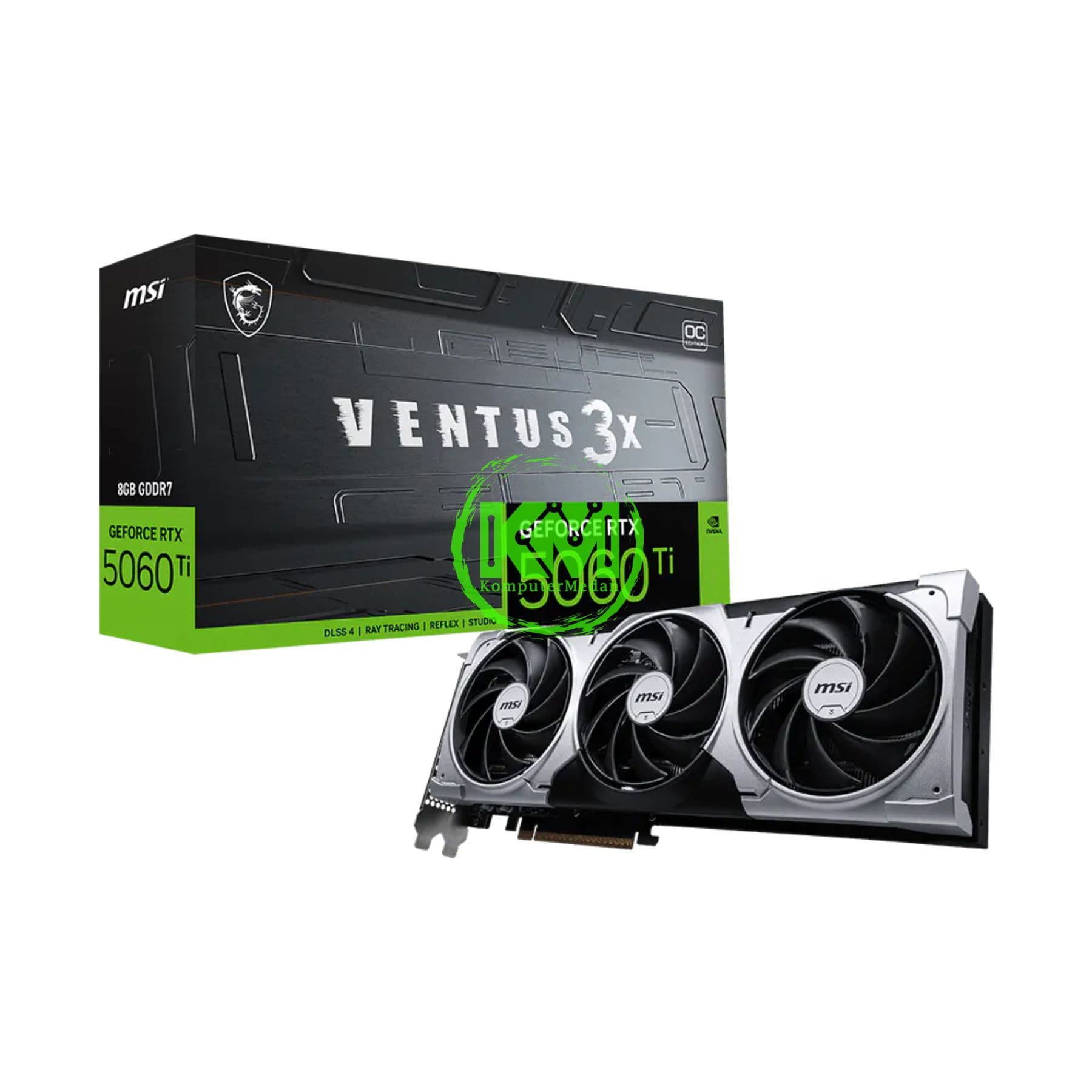 MSI VENTUS 3X RTX 5060 TI 8GB OC VGA - Image 1