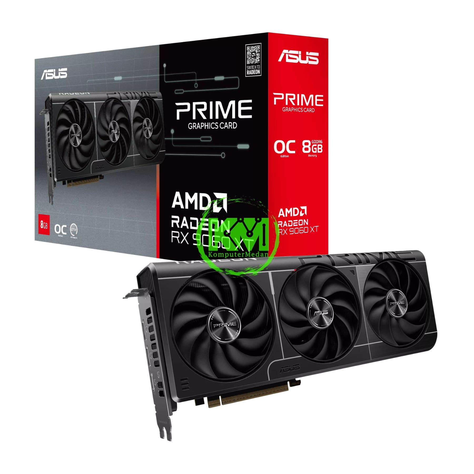 ASUS PRIME RX 9060 XT 8GB GAMING OC VGA
