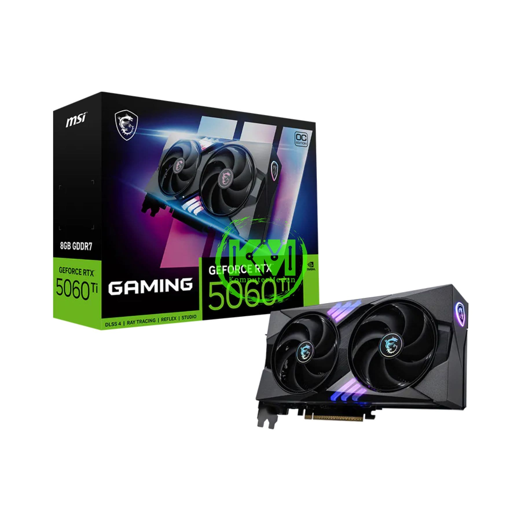 MSI GEFORCE RTX 5060 TI 8GB GAMING OC VGA - Image 1