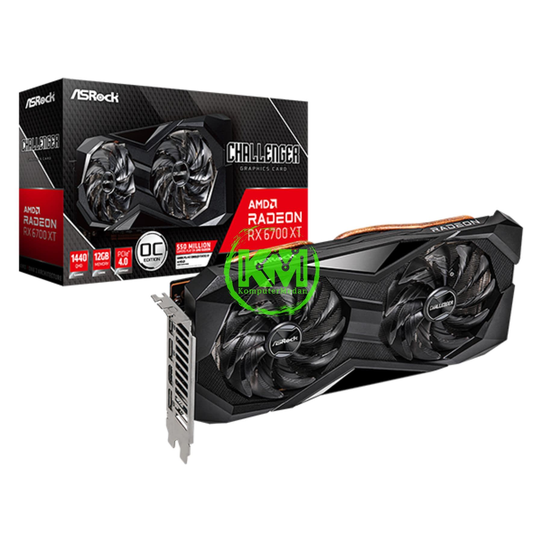ASROCK RX6700XT CHALLENGER D 12GB OC VGA