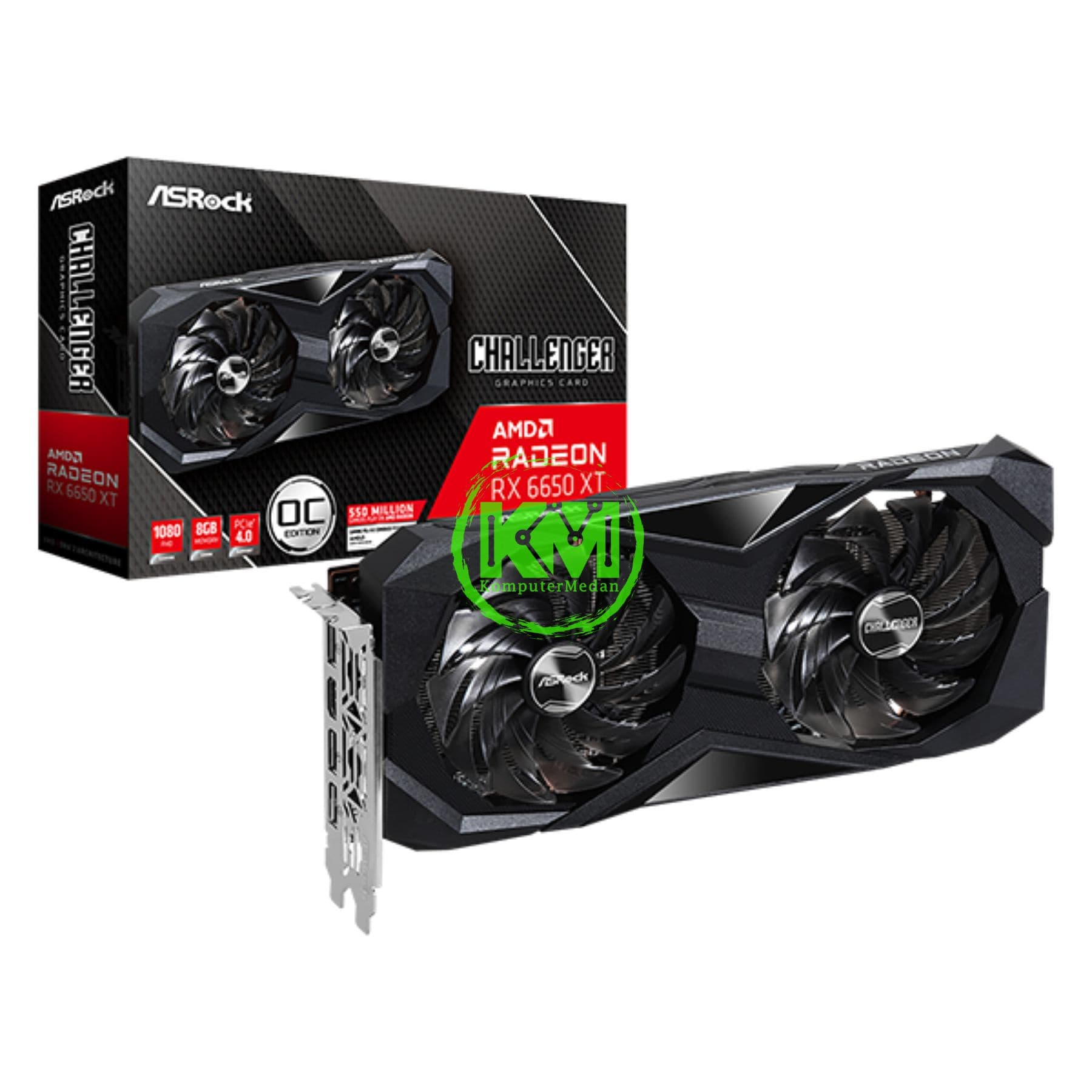 ASROCK RX6650XT CHALLENGER D 8GB VGA - Image 1