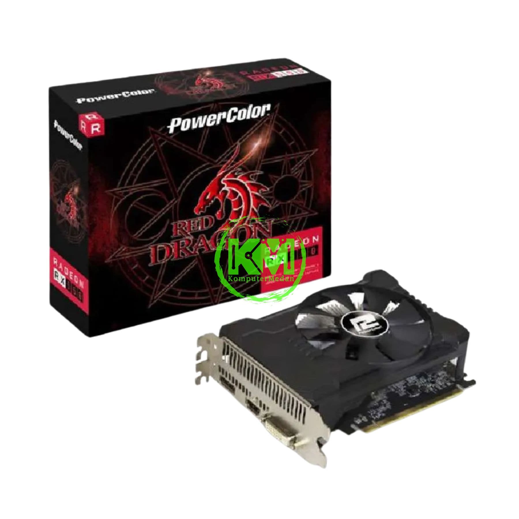 POWERCOLOR RX550 4GB RED DRAGON VGA - Image 1