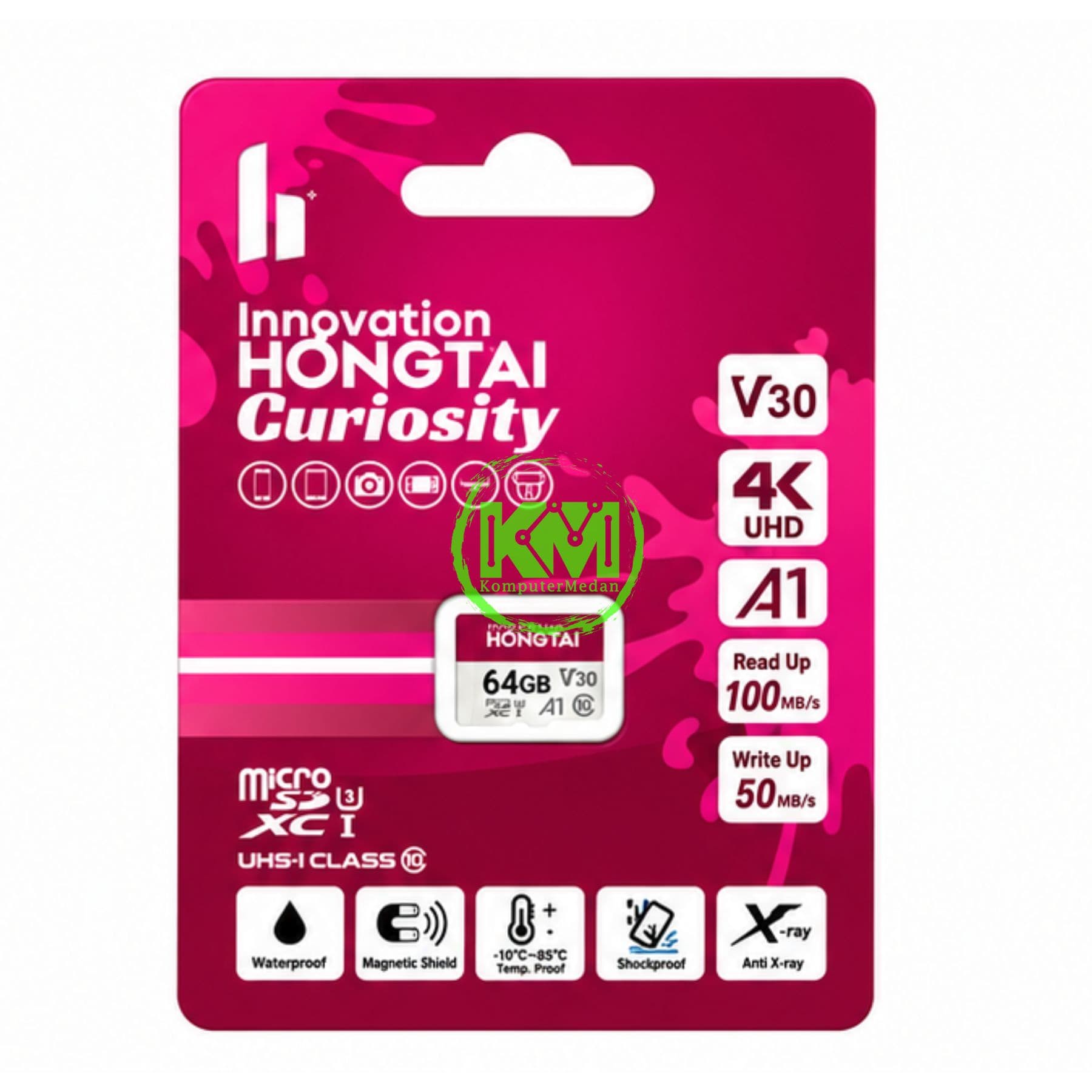HONGTAI CURIOSITY SERIES MICROSD CARD 64GB 100/50 MBPS - NP