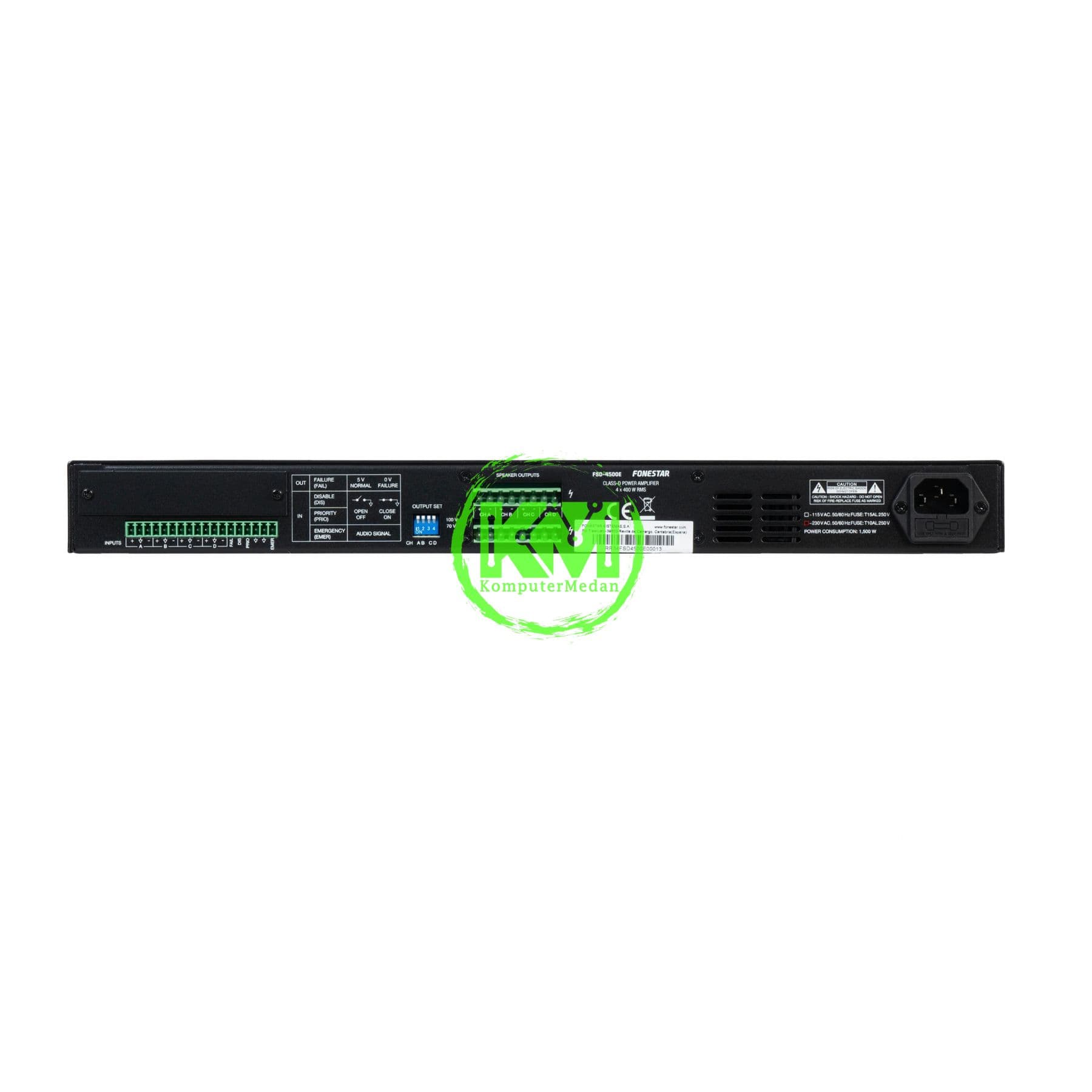 FONESTAR POWER AMPLIFIERS MULTI-CHANNEL FSD-4500E - Image 3