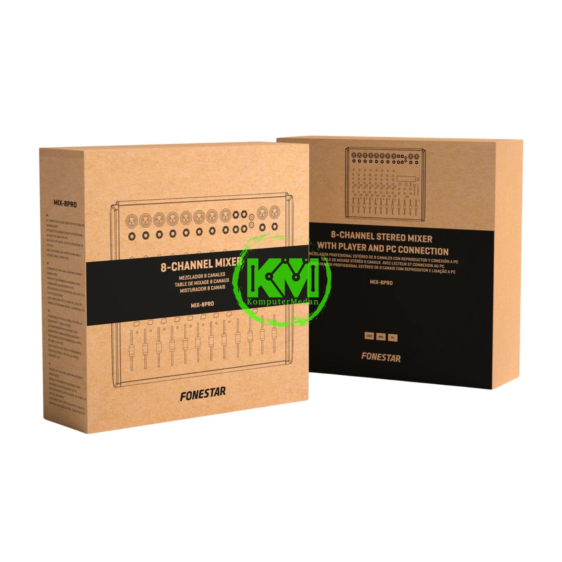 FONESTAR MIXER STUDIO MIX-8PRO
