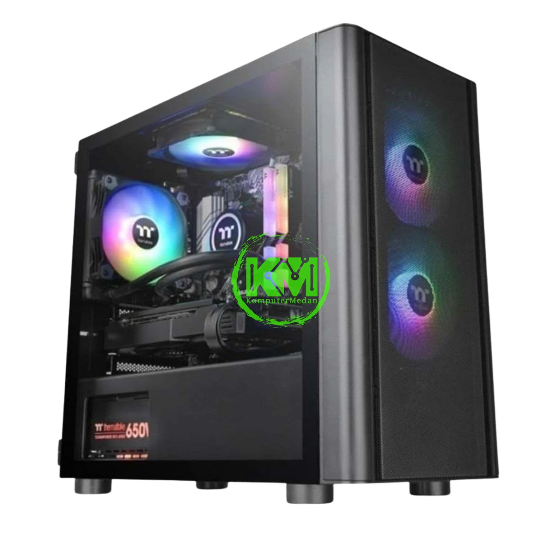 THERMALTAKE V150 TG ARGB BLACK GAMING CASING