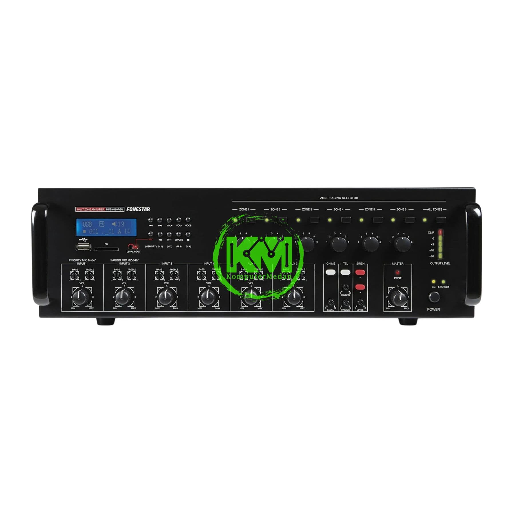FONESTAR ZONE SYSTEM ANALOGUE MPZ-6480RGU