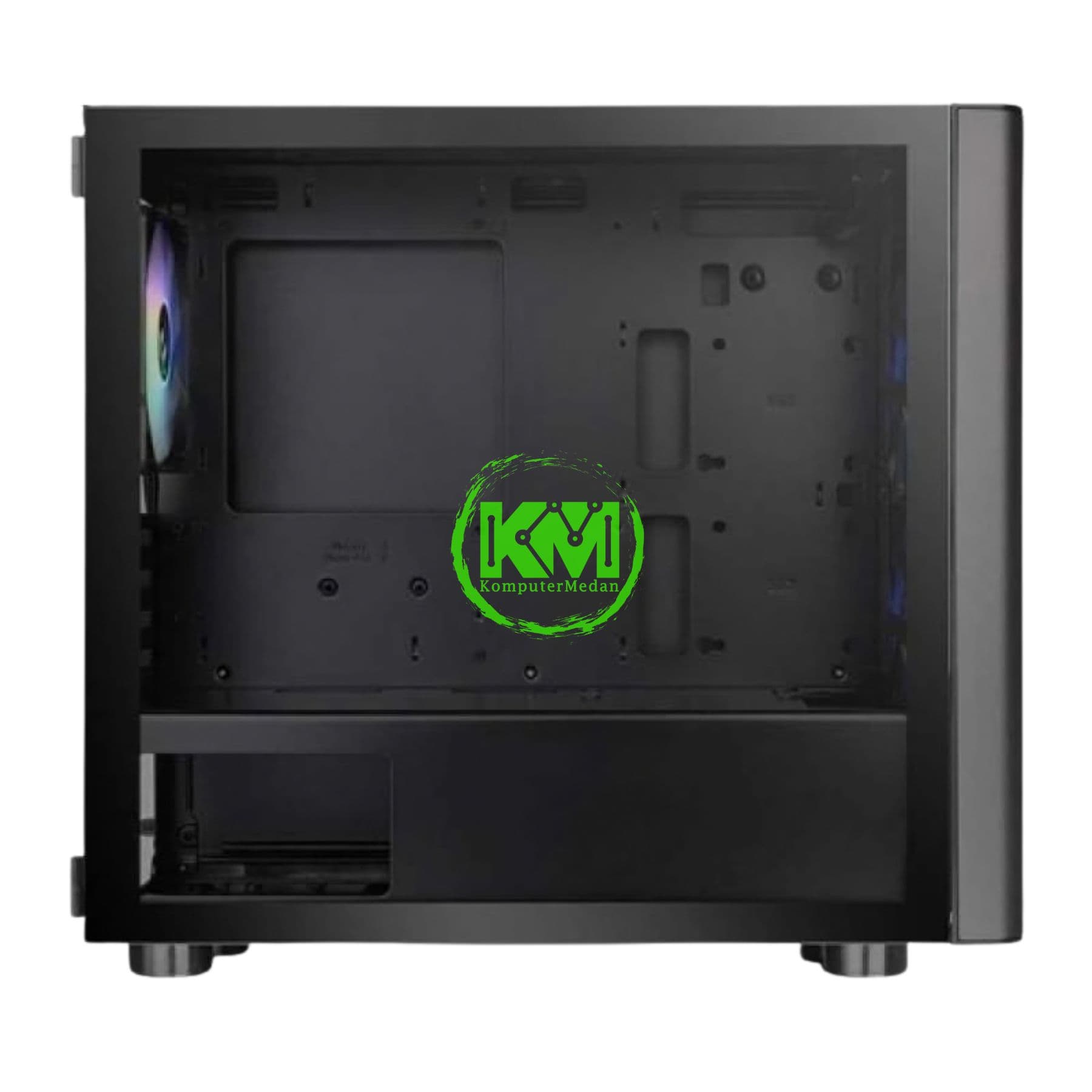 THERMALTAKE V150 TG ARGB BLACK GAMING CASING - Image 4