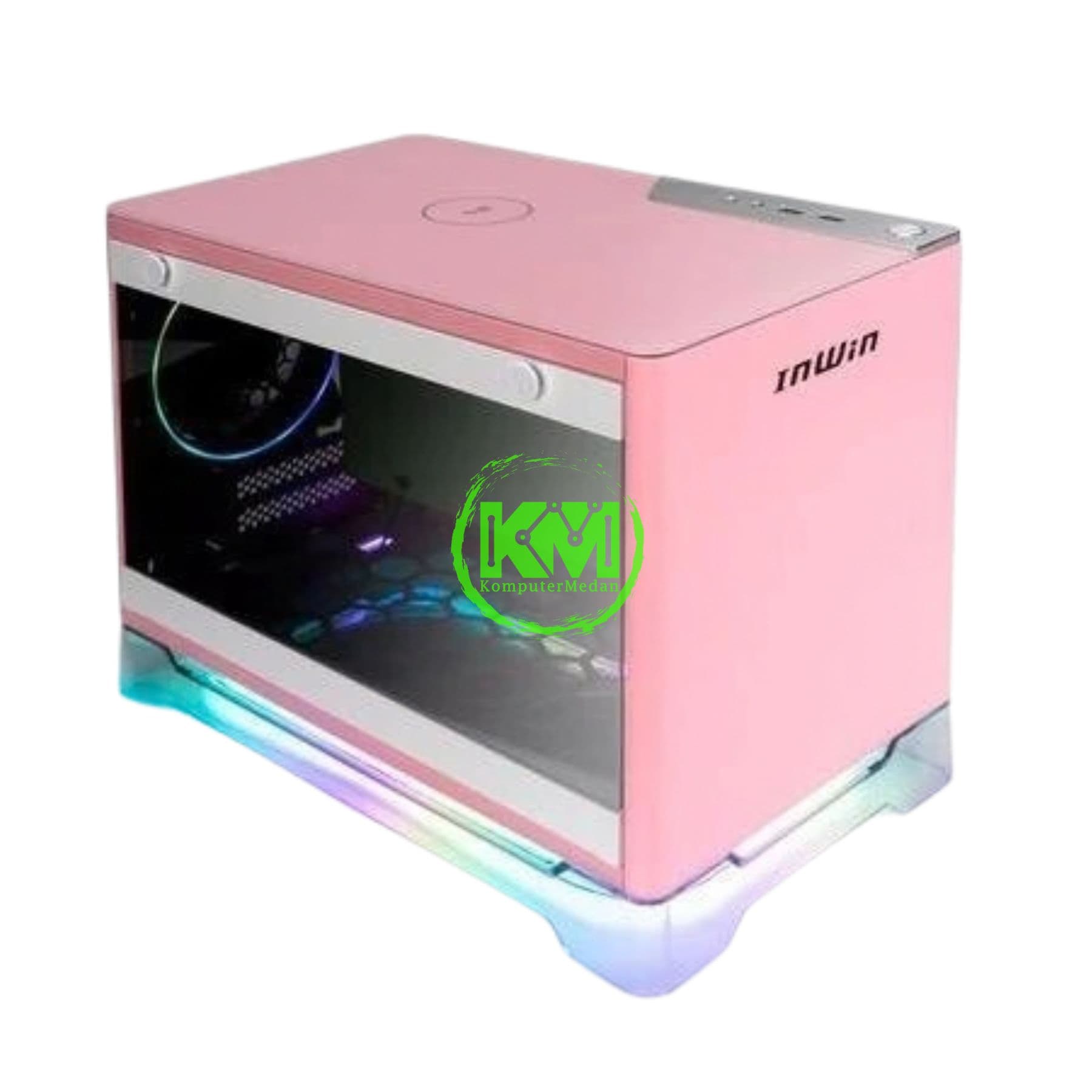 INWIN A1 PLUS MINI ITX PINK CASING PC - Image 2