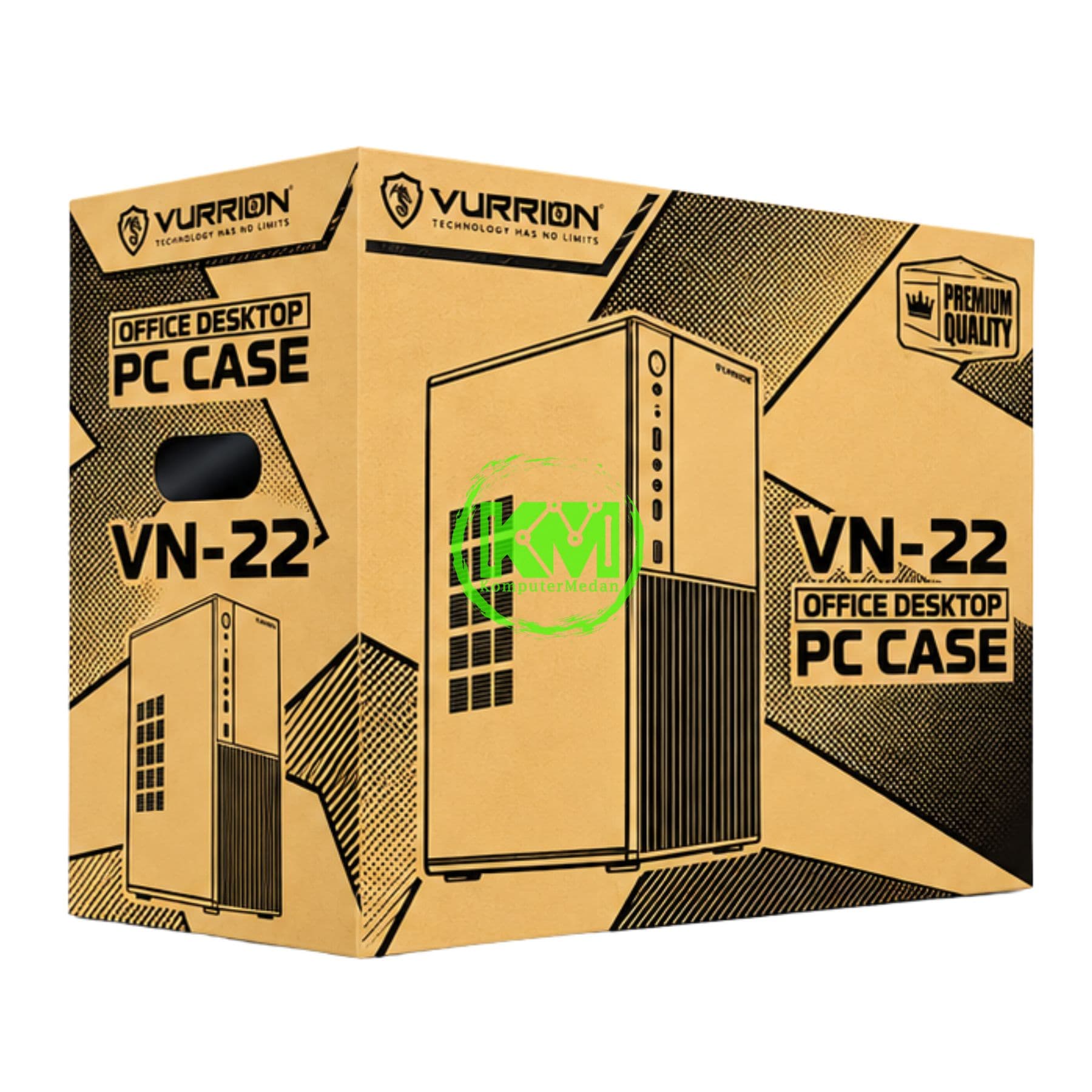 VURRION MICRO VN22 BLACK CASING CASE - Image 1