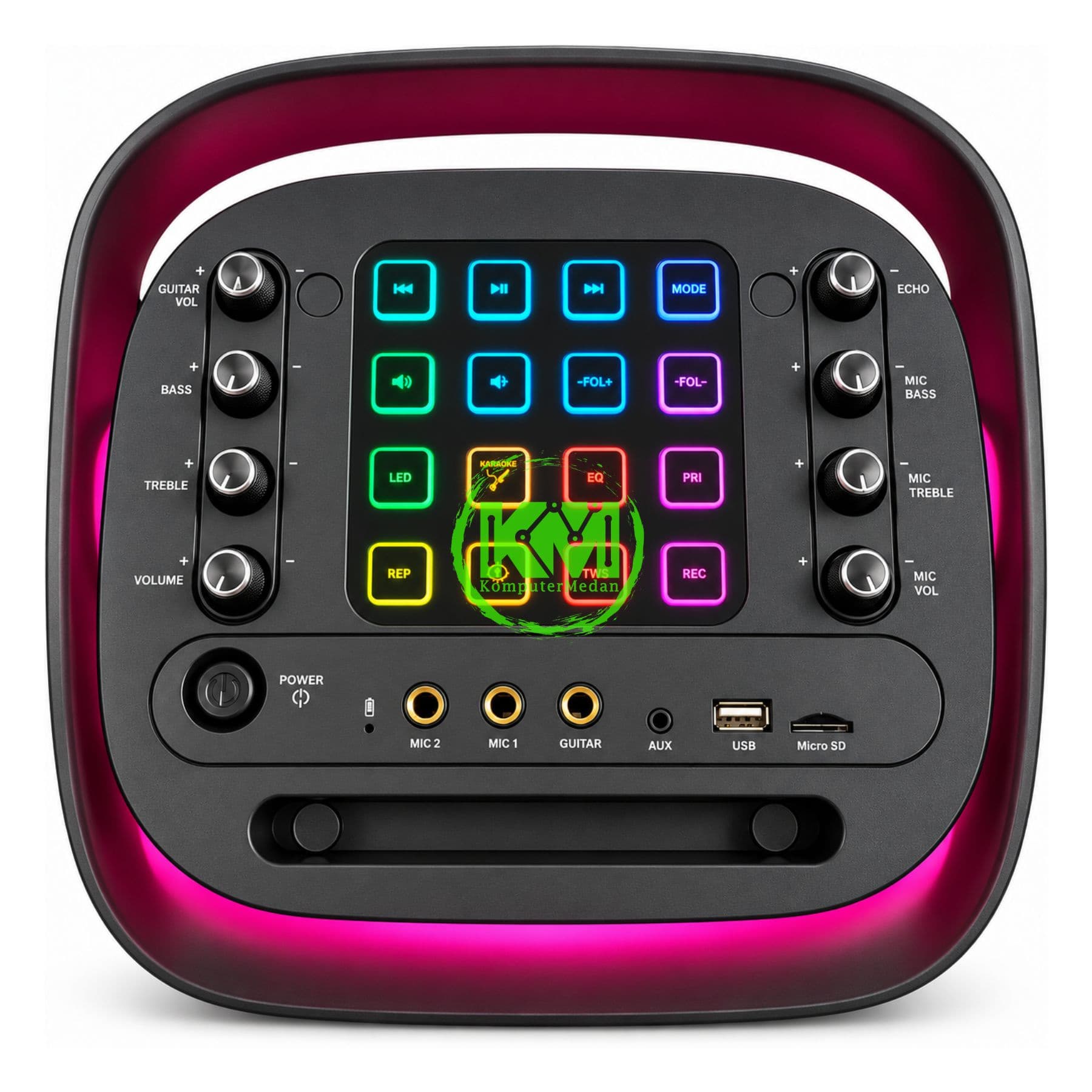 AUBERN PORTABLE PARTY SPEAKER ONYX - Image 3