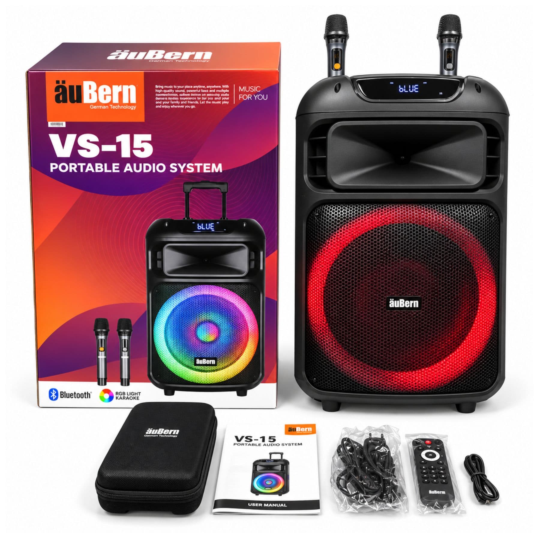 AUBERN PORTABLE PA SPEAKER VS-15 - Image 6