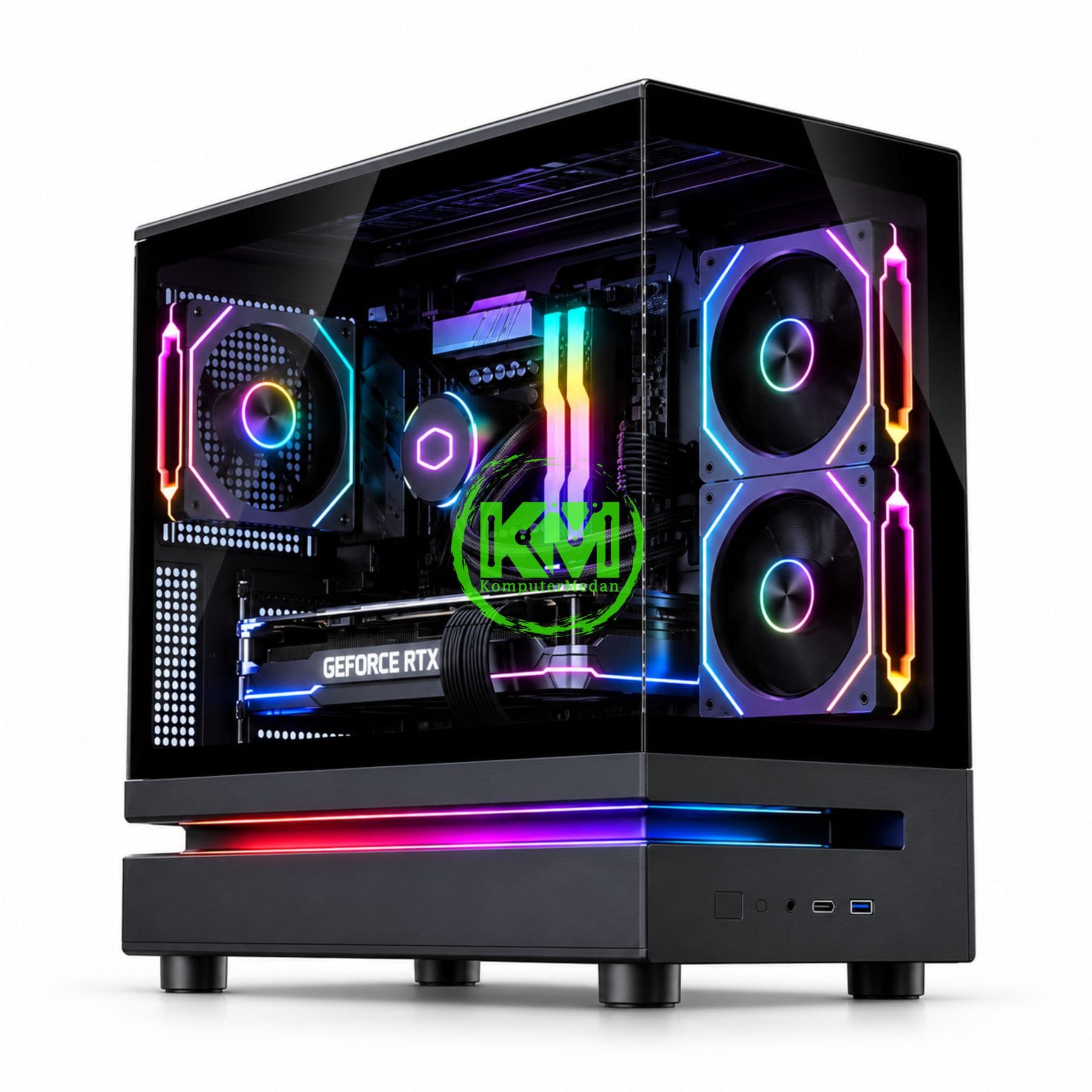 INFINITY METYS NO FAN BLACK CASING PC - Image 3