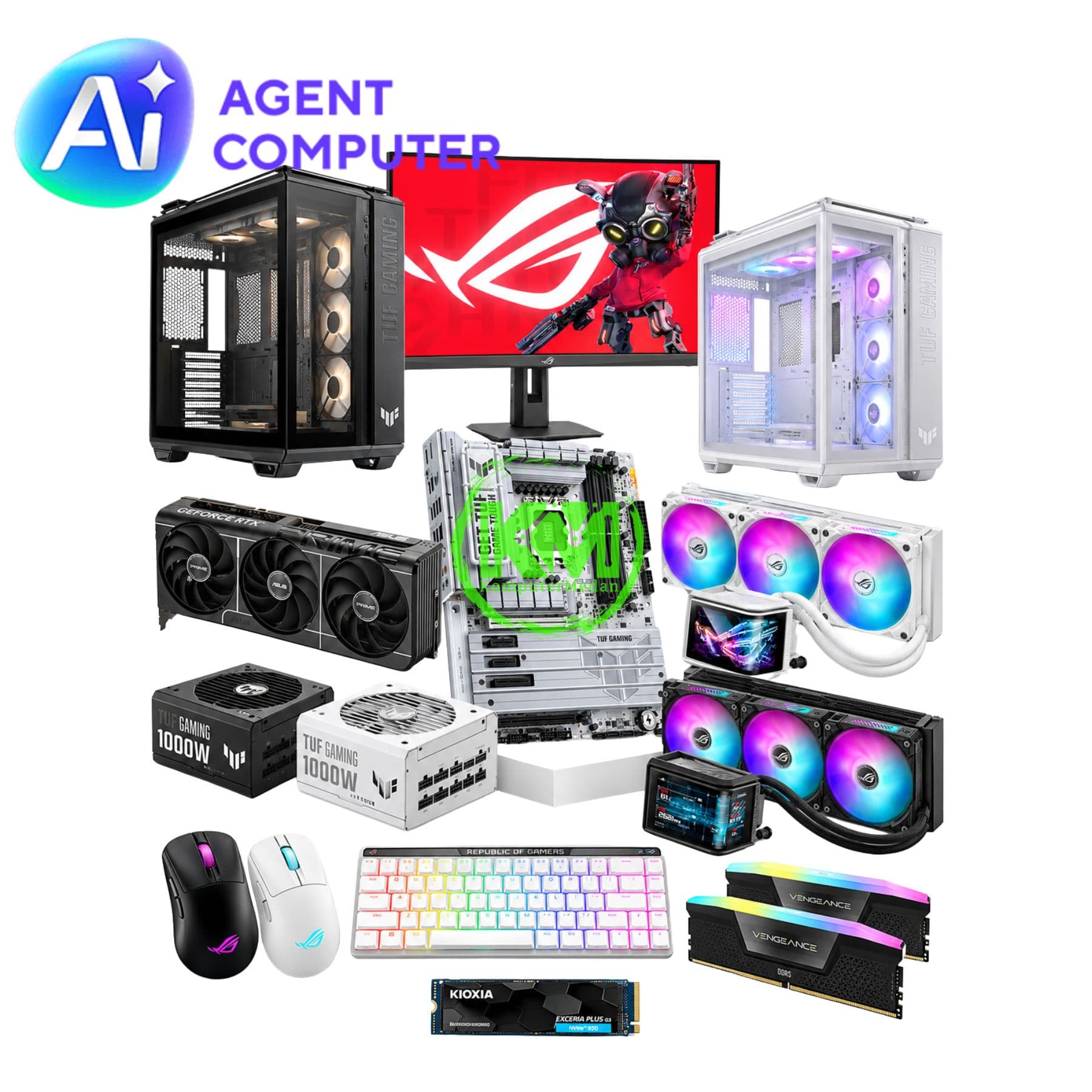 KOMED PC NEXUS - AGENT COMPUTER - POWERED BY ASUS - Image 1