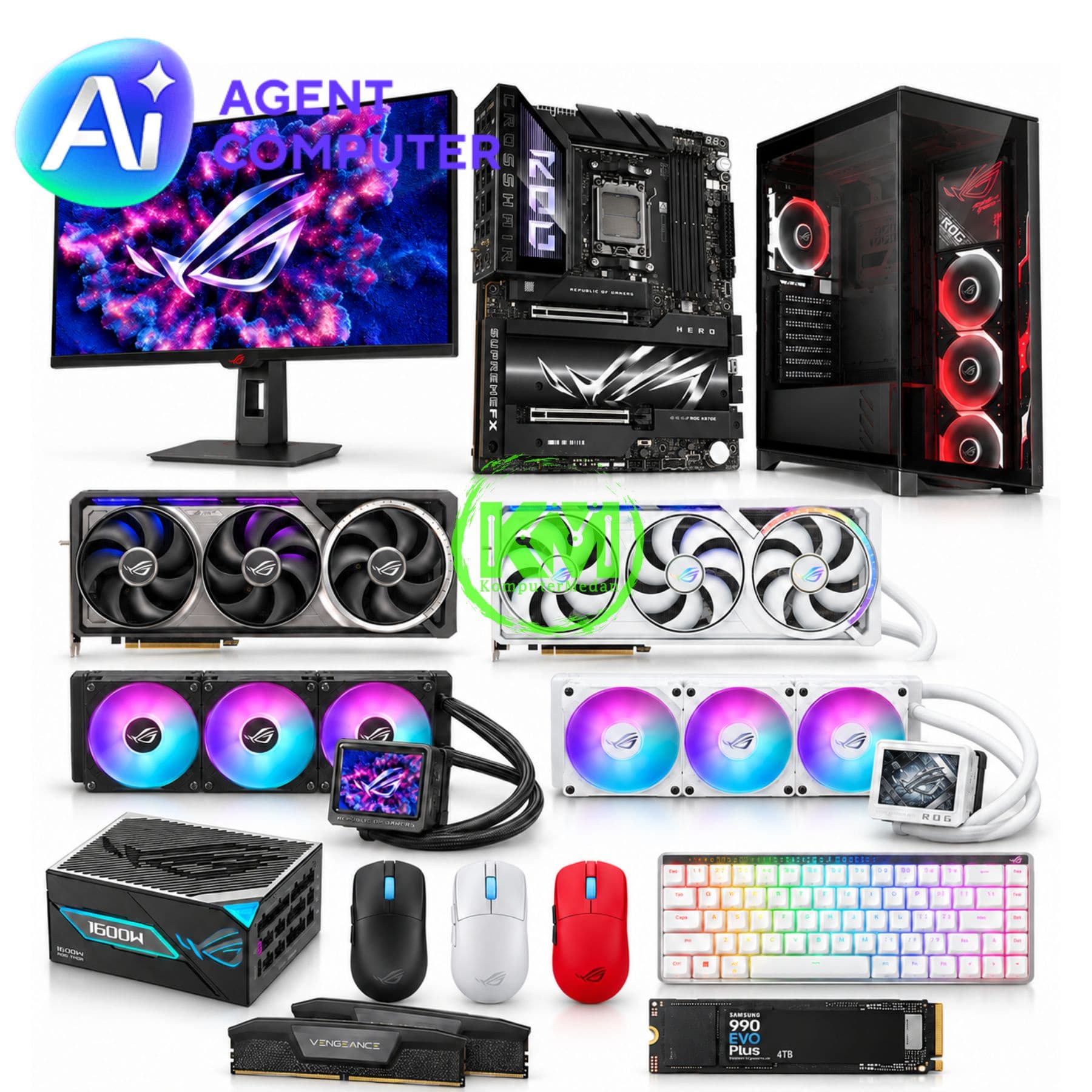KOMED PC HAVEN - AGENT COMPUTER - POWERED BY ASUS - Image 1