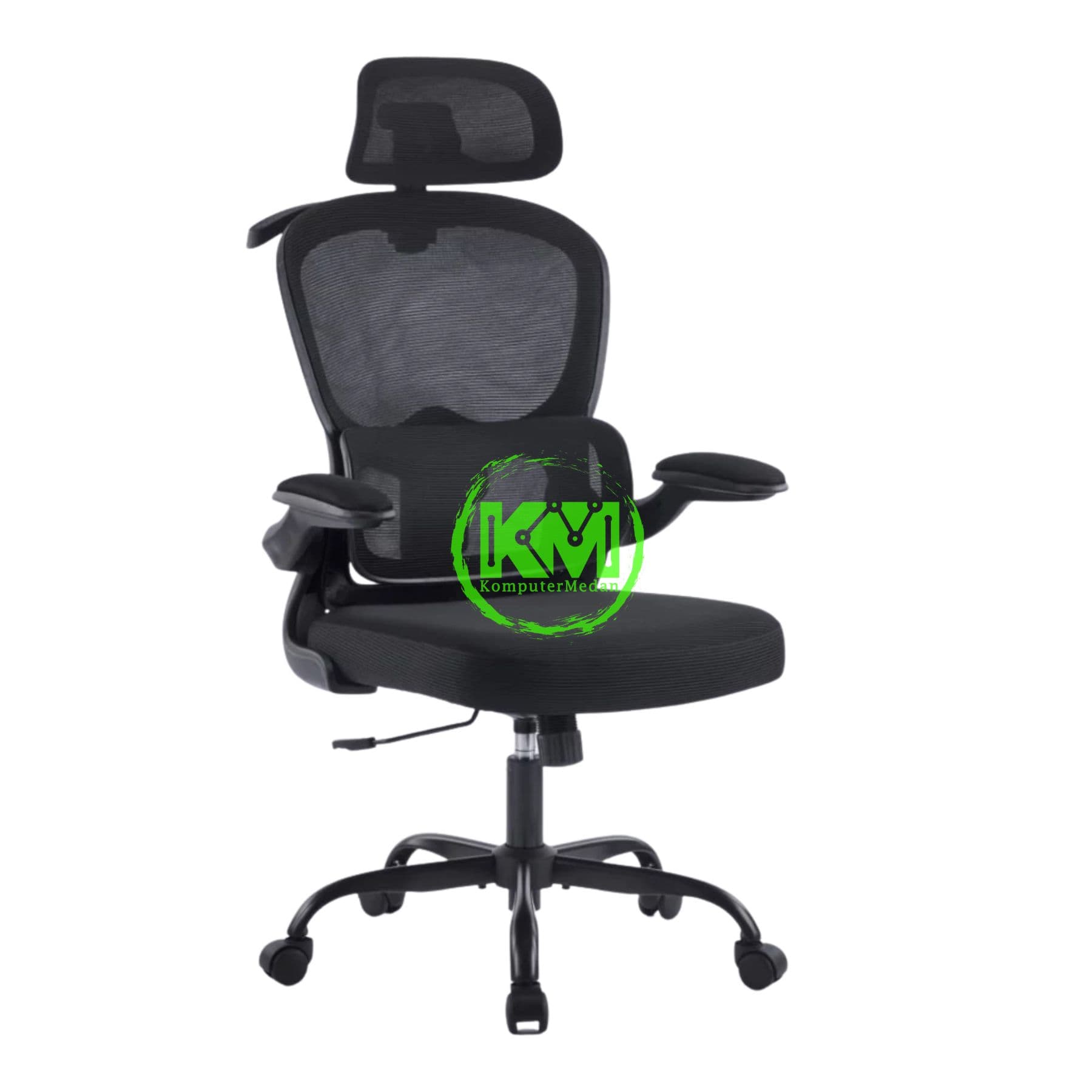 REXUS ERGONOMIC NC2 V.2 BLACK & WHITE OFFICE CHAIR - Image 3
