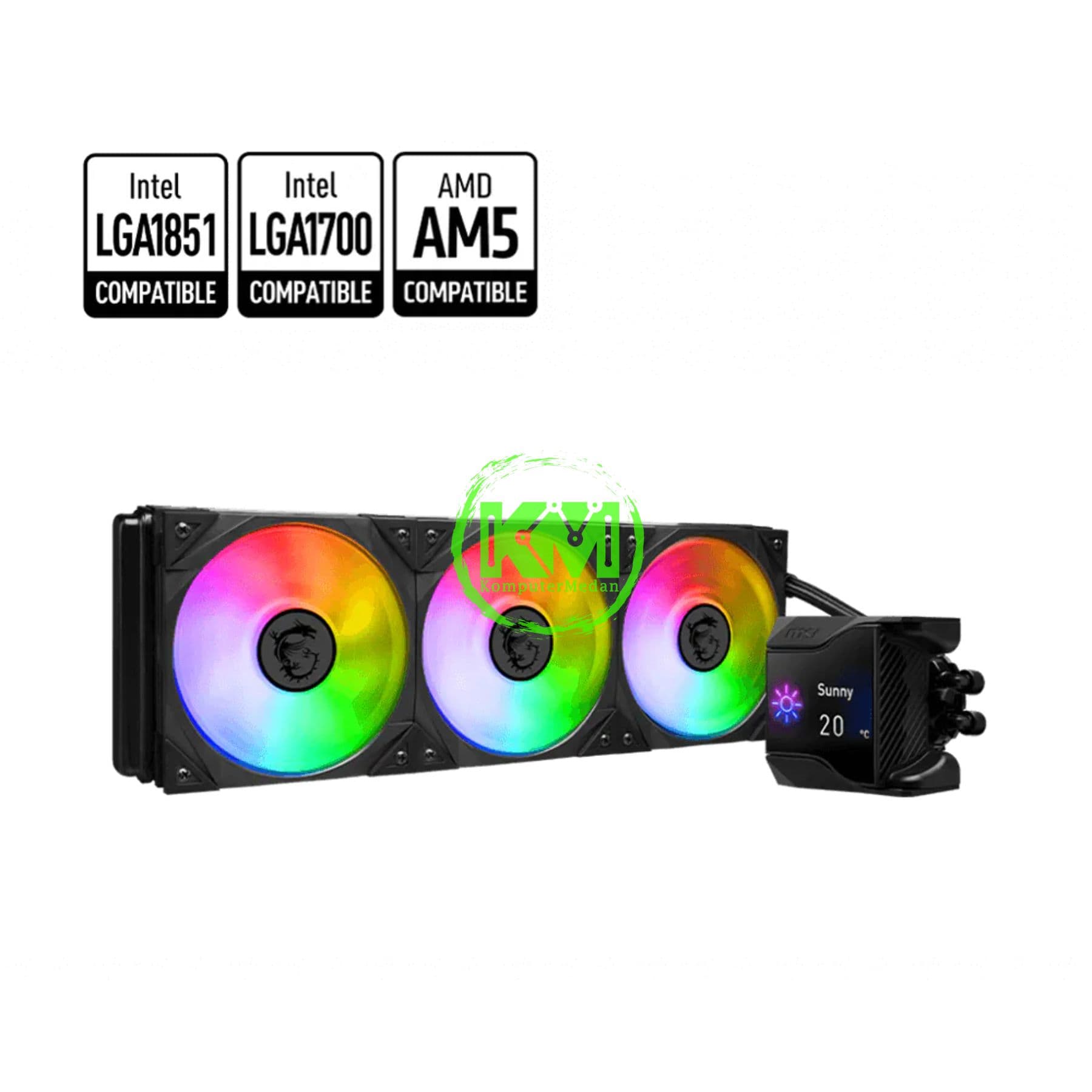 MSI MPG CORELIQUID D360 IPS DISPLAY FAN PROCESSOR