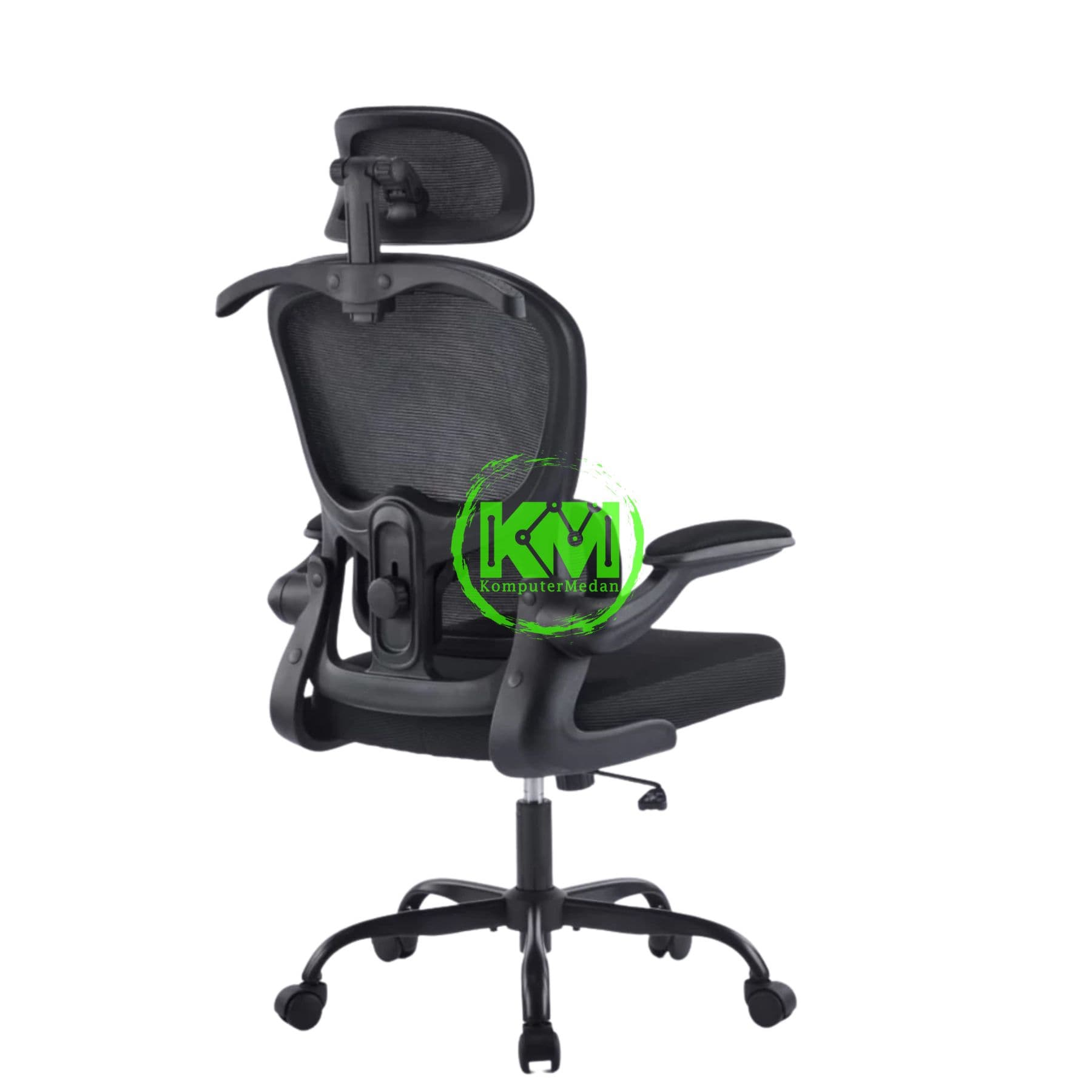 REXUS ERGONOMIC NC2 V.2 BLACK & WHITE OFFICE CHAIR - Image 4