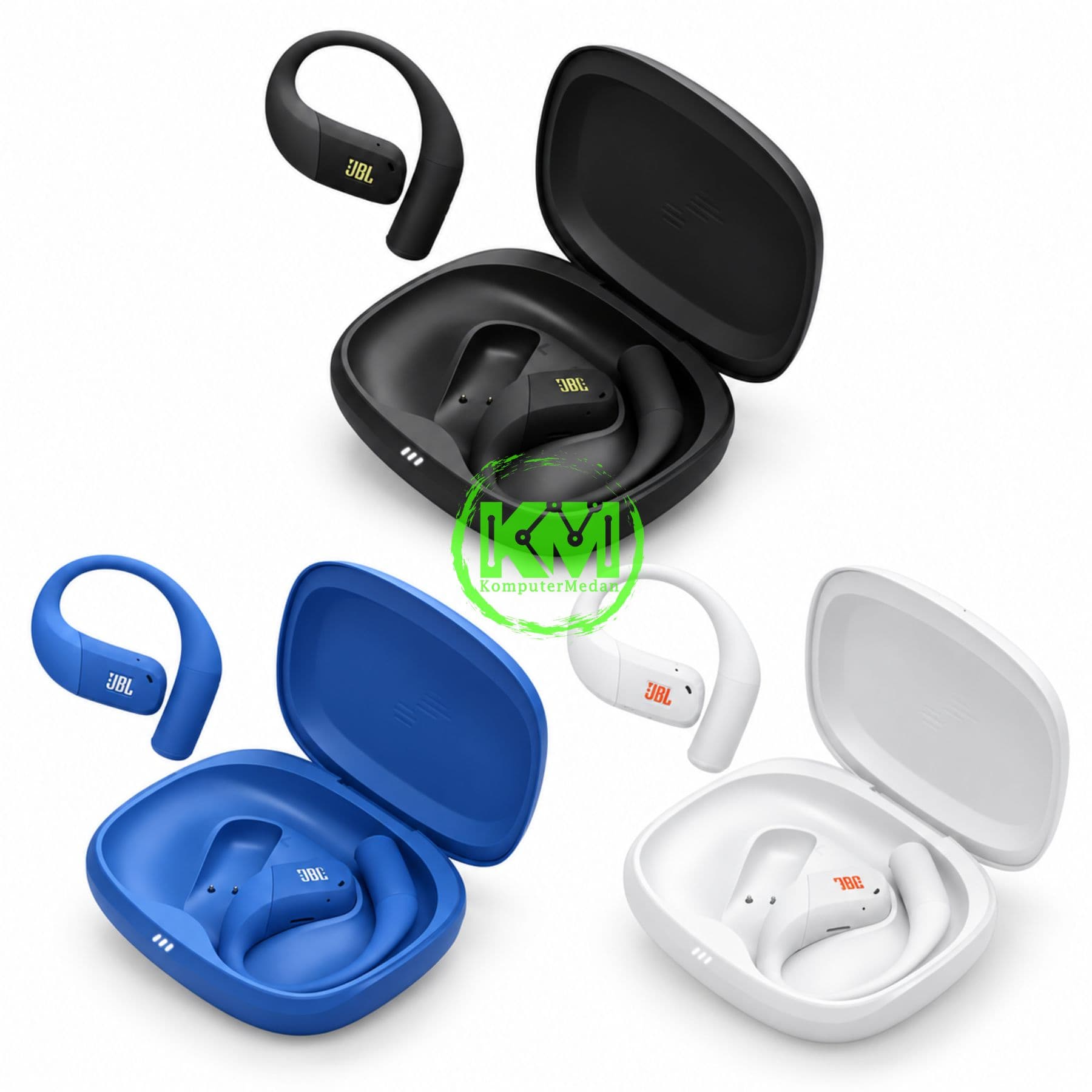 JBL ENDURANCE ZONE HEADPHONE OLAHRAGA OPEN-EAR NIRKABEL