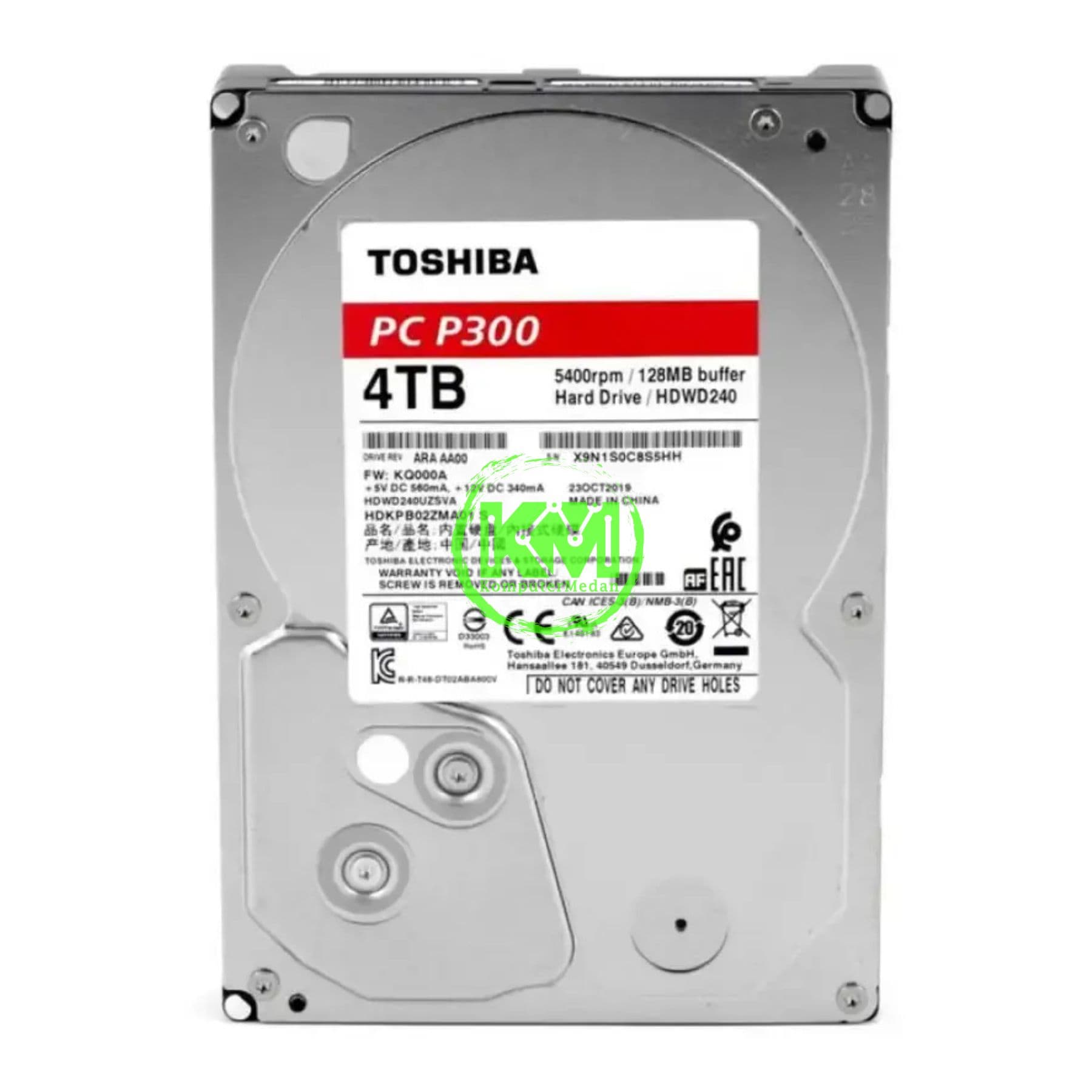 TOSHIBA P300 INTERNAL HDD 4TB - Image 2