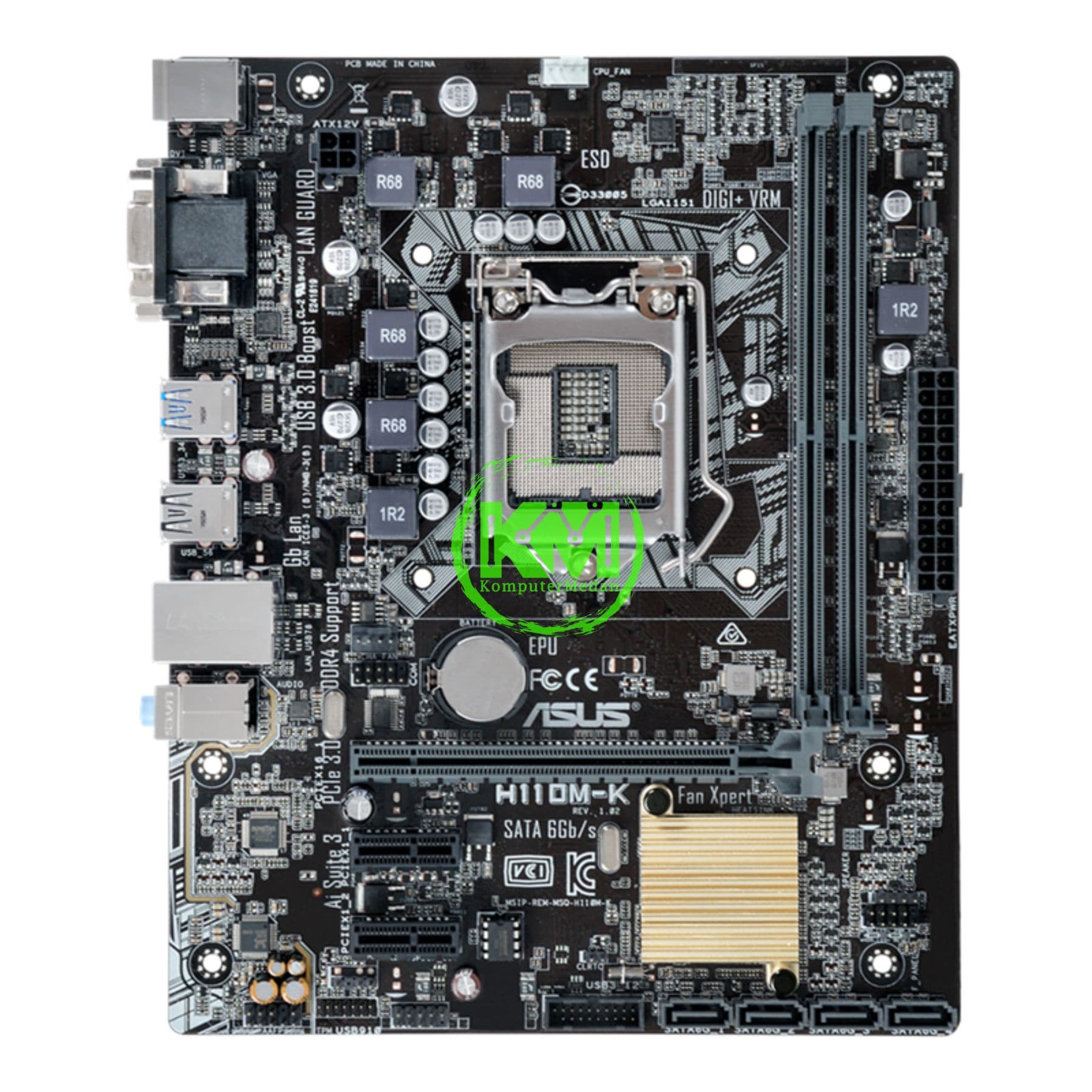 ASUS H110M-K MOTHERBOARD - Image 2