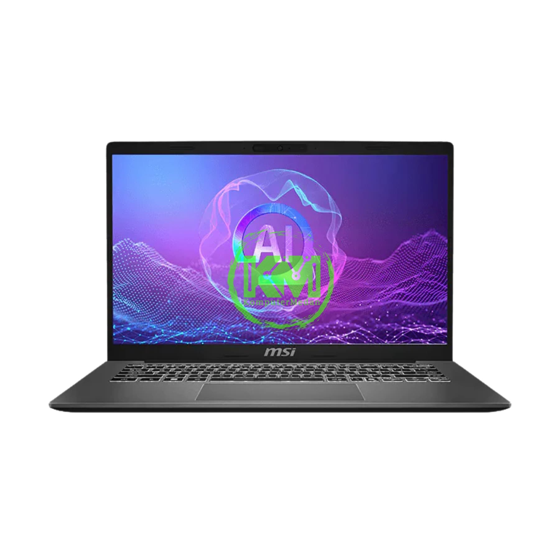 MSI MODERN A14 AI+ F3HMG PLATINUM GREY LAPTOP - Image 1