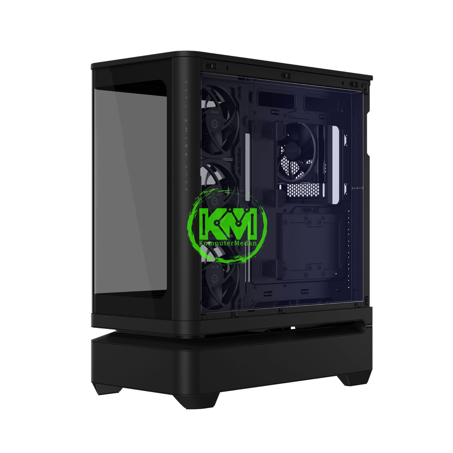 ASUS PRIME AP304 TG ARGB BLACK & WHITE CASING - Image 3