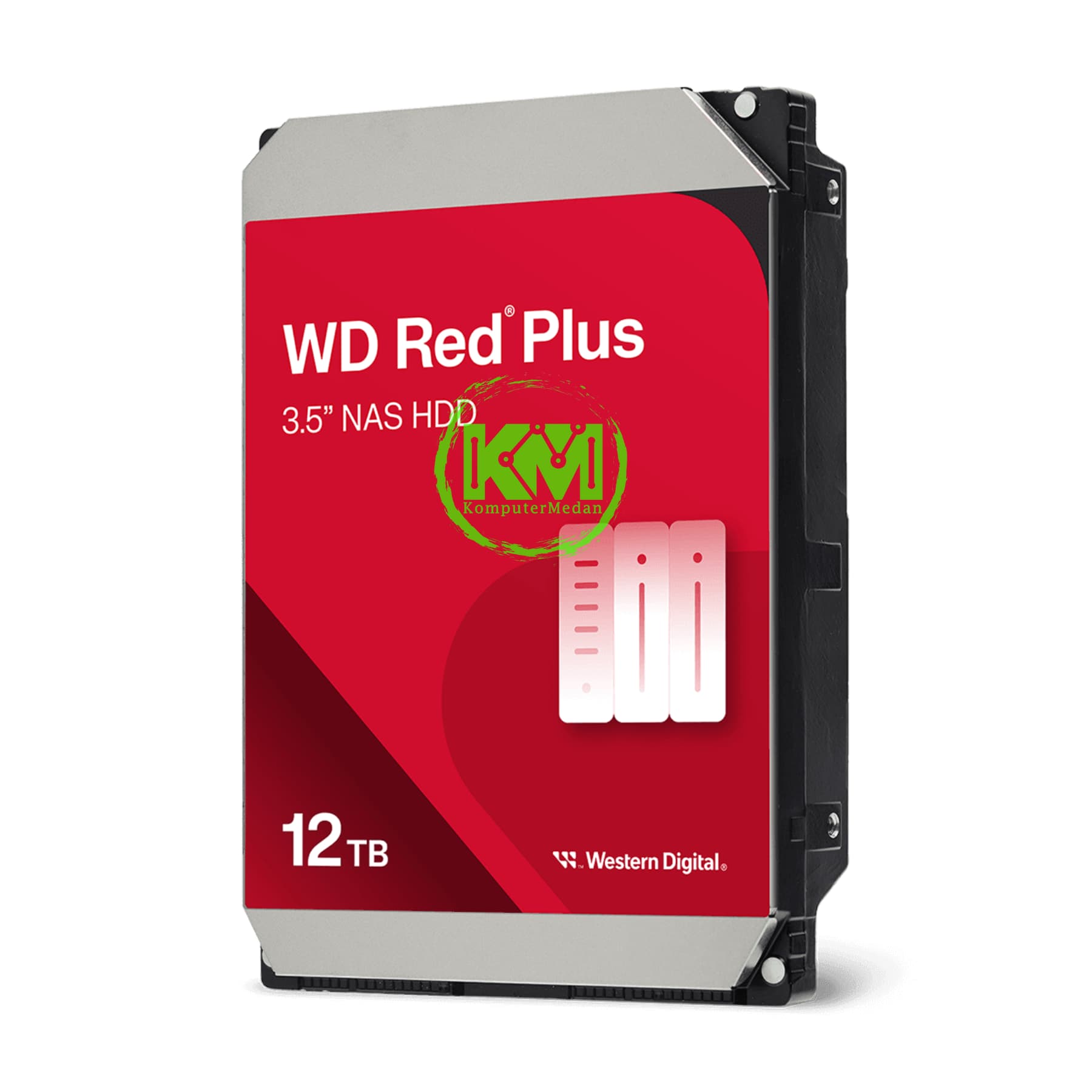 WD RED™ PLUS 12TB SATA3 HDD - Image 1
