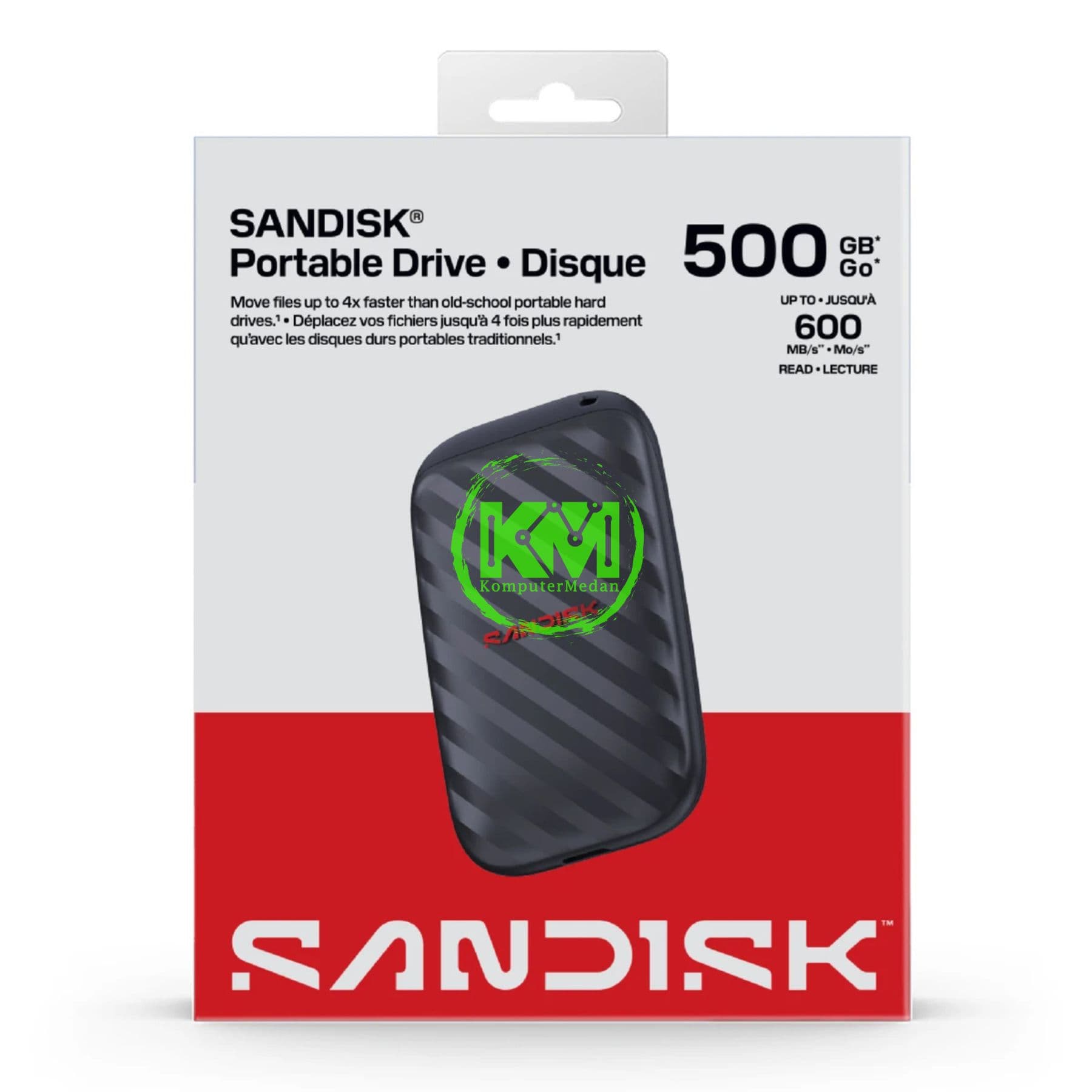SANDISK PORTABLE DRIVE 500GB SSD