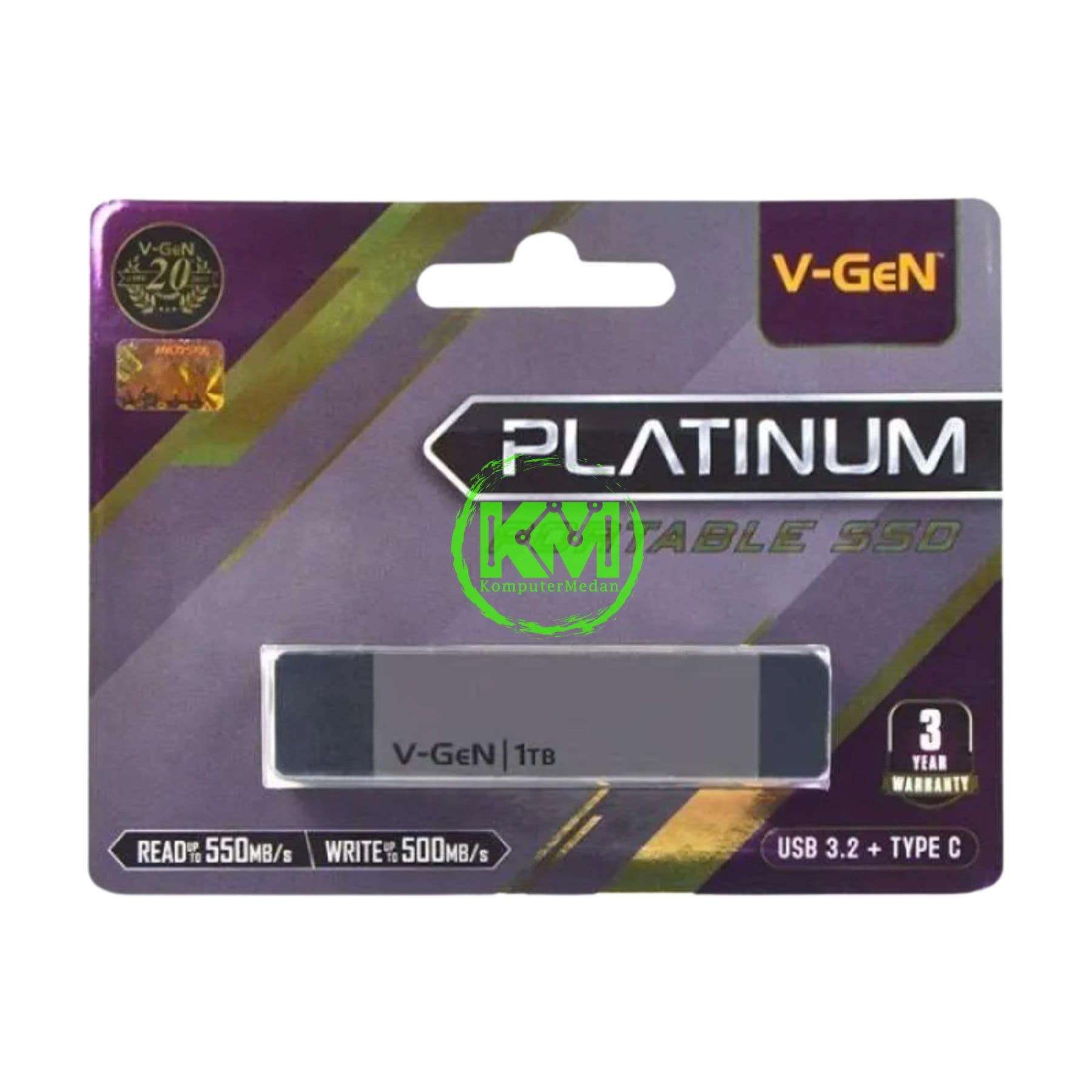 VGEN PLATINUM PORTABLE 1TB SSD