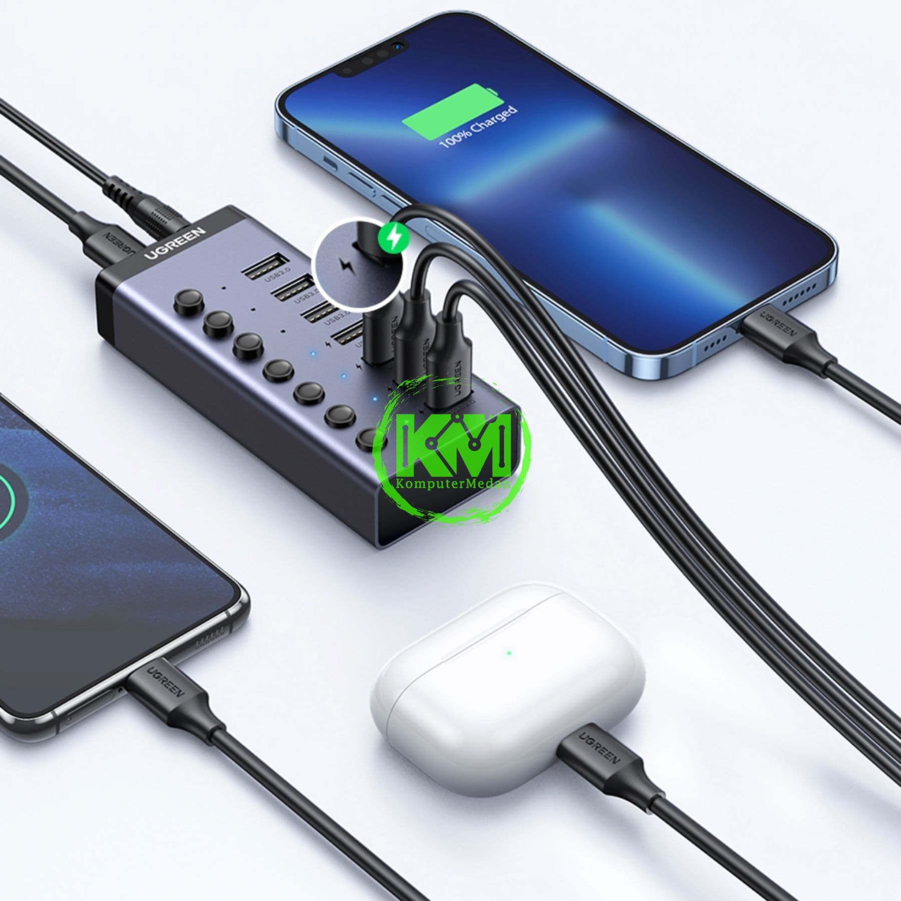 UGREEN HUB 7 IN 1 USB 3.0 / 90307 - Image 4