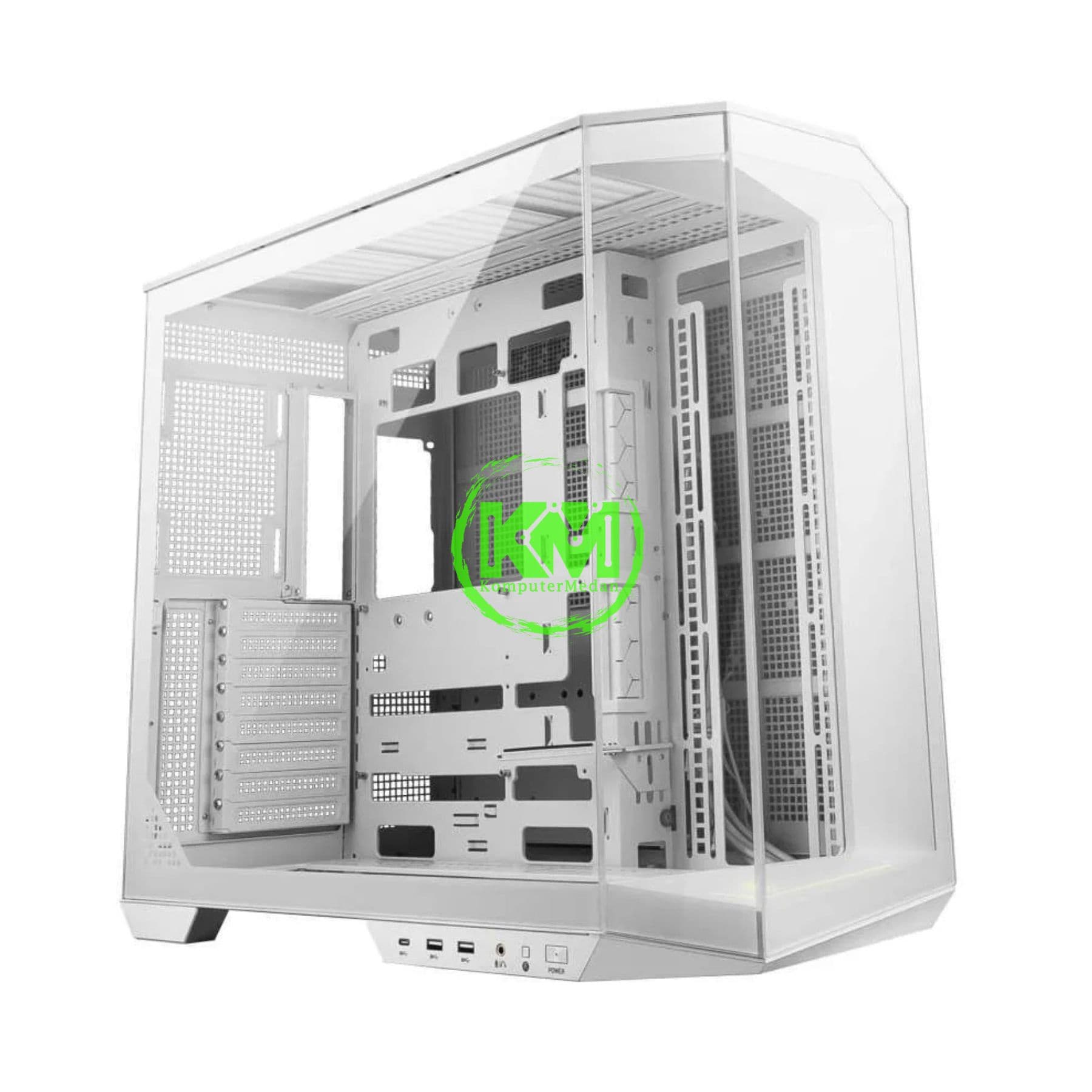 MSI MAG PANO 100L PZ WHITE GAMING CASING - Image 1