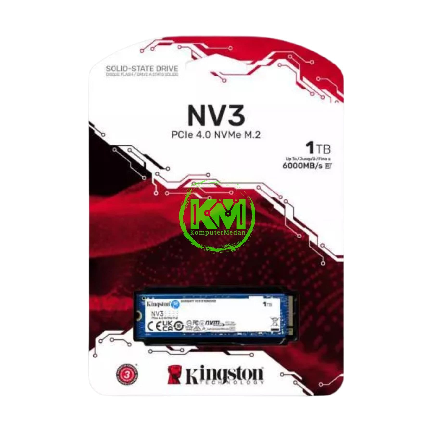 KINGSTON NV3 1TB M.2 NVME PCIE 4.0 SSD