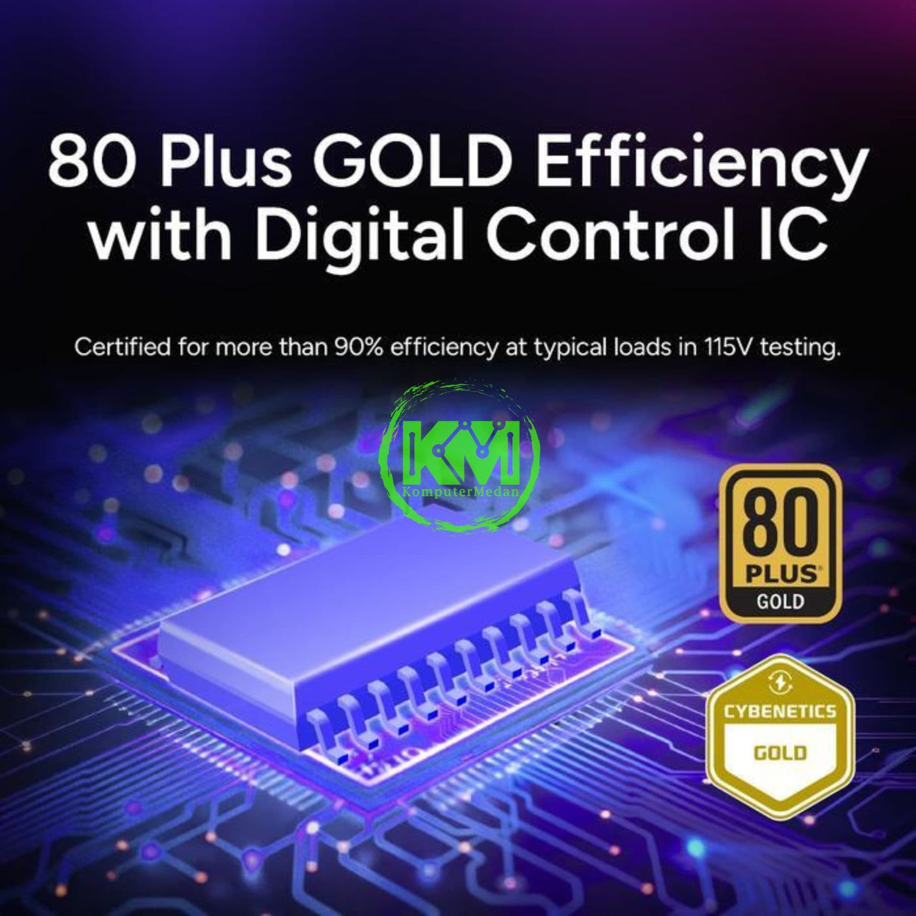 COOLERMASTER MWE 750W 80+ GOLD V4 WHITE POWER SUPPLY - Image 4