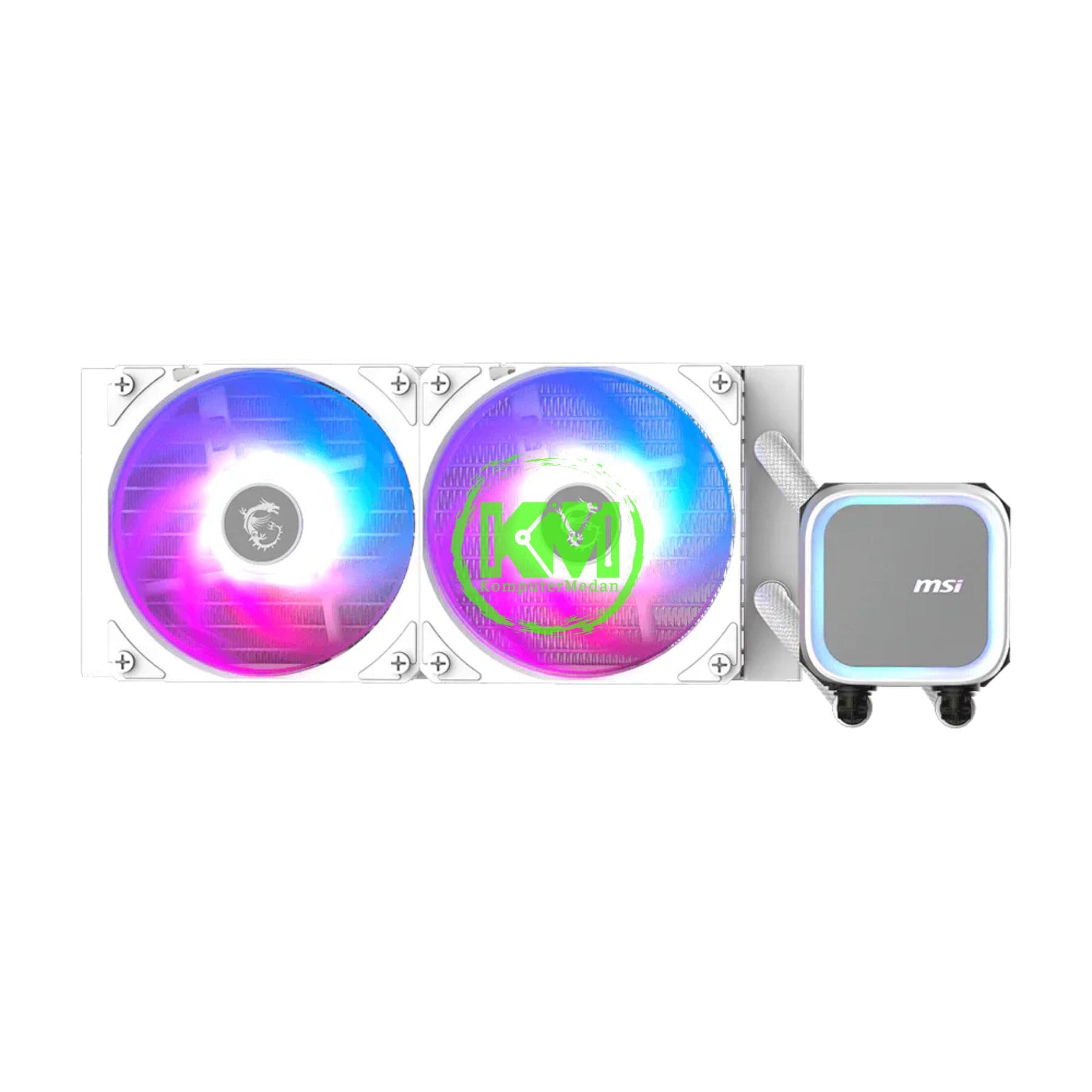 MSI MAG CORELIQUID A13 240 ARGB WHITE FAN PROCESSOR - Image 2
