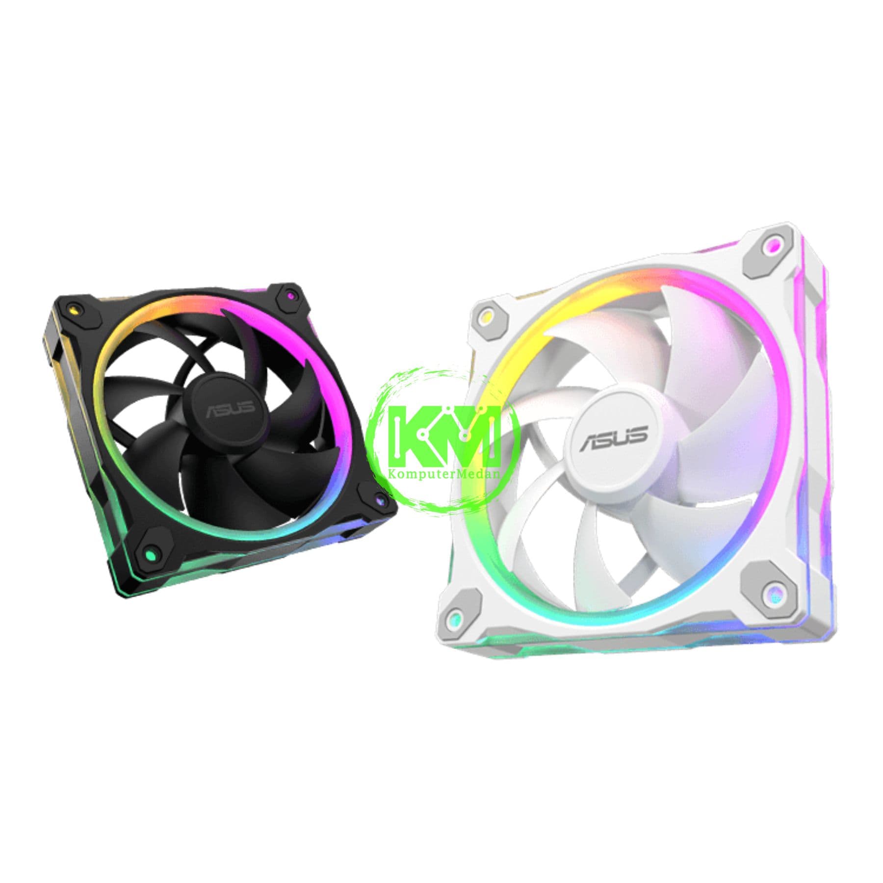ASUS PRIME MR120 ARGB 3 IN 1 BLACK I WHITE FAN CASING