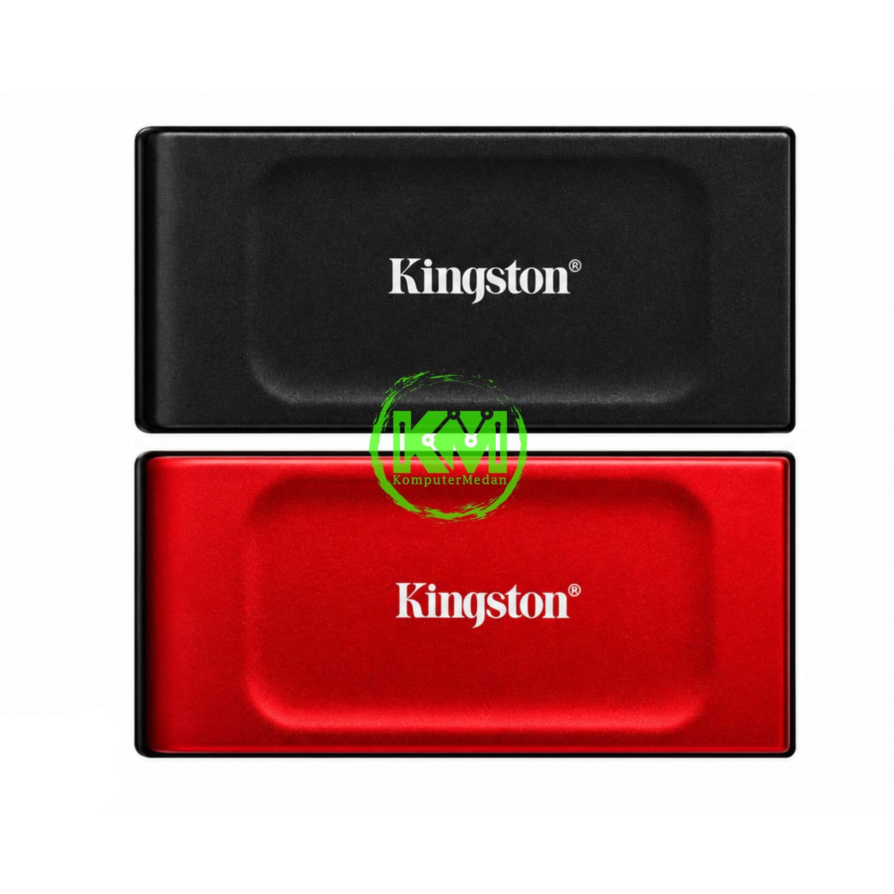 KINGSTON PORTABLE XS1000 BLACK I RED 1TB SSD