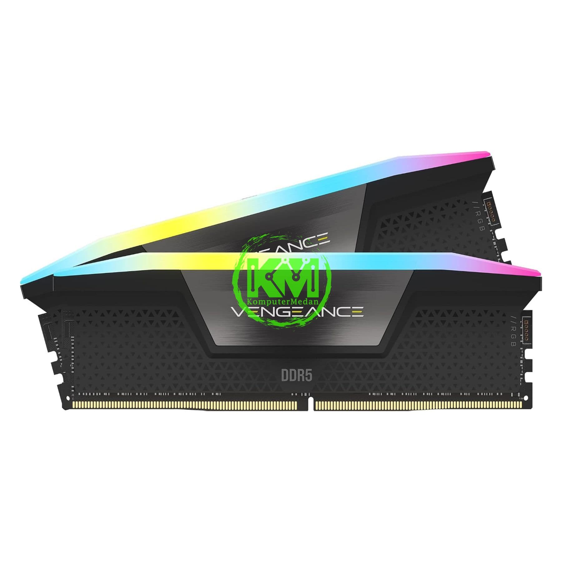 CORSAIR VENGEANCE RGB DDR5 2X32GB 5600MHZ BLACK RAM - Image 3