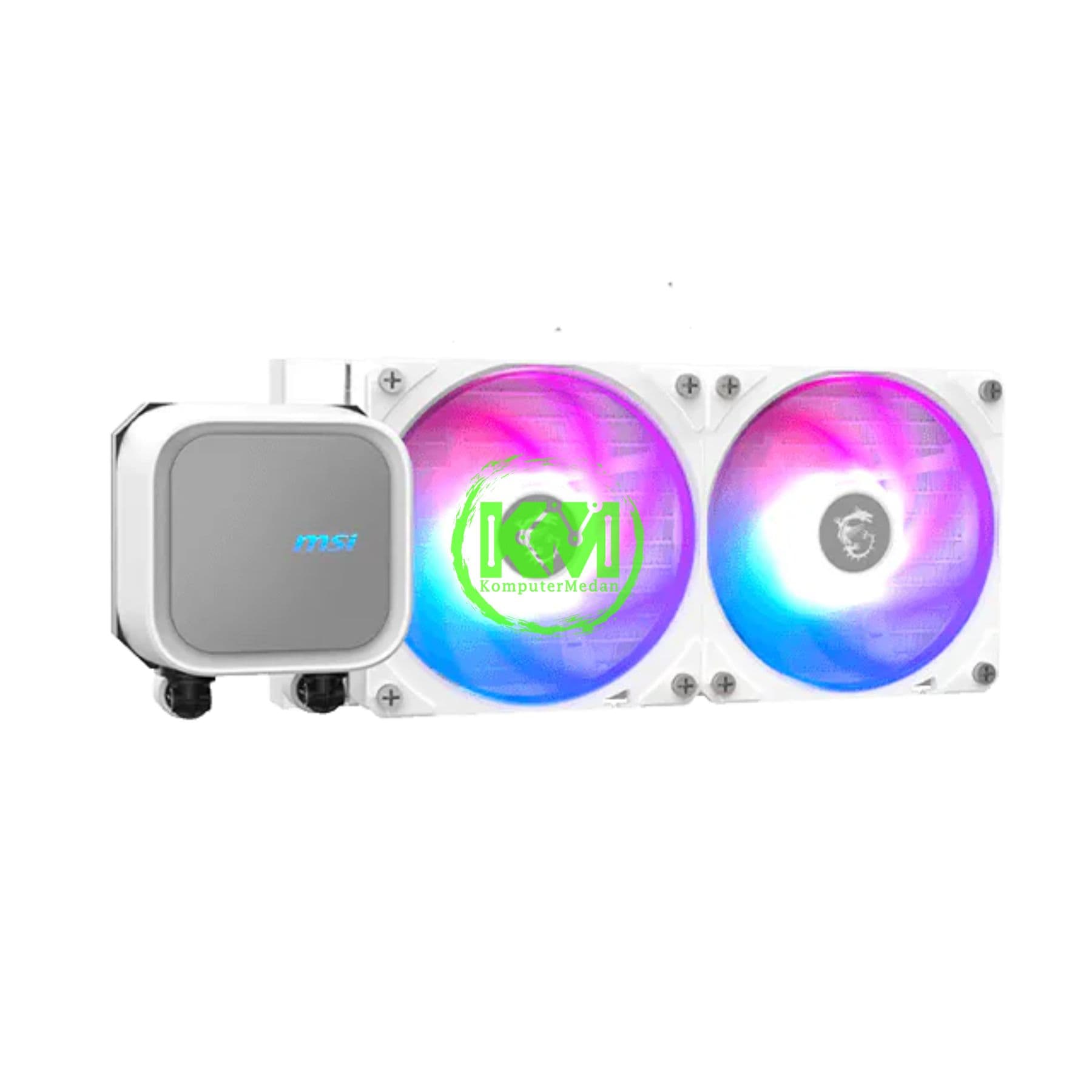 MSI MAG CORELIQUID A13 240 ARGB WHITE FAN PROCESSOR - Image 3