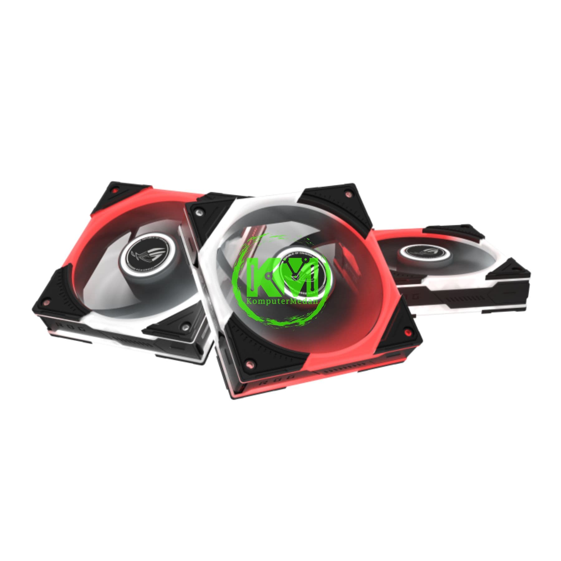 ASUS ROG EURUX GR120 ARGB REVERSE 3 IN 1 BLACK | WHITE FAN CASING - Image 2
