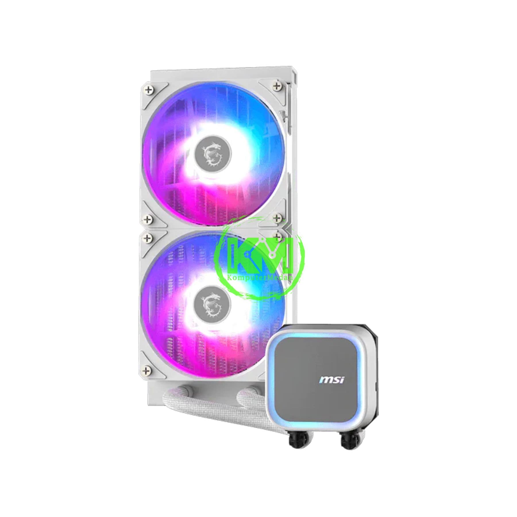 MSI MAG CORELIQUID A13 240 ARGB WHITE FAN PROCESSOR - Image 4