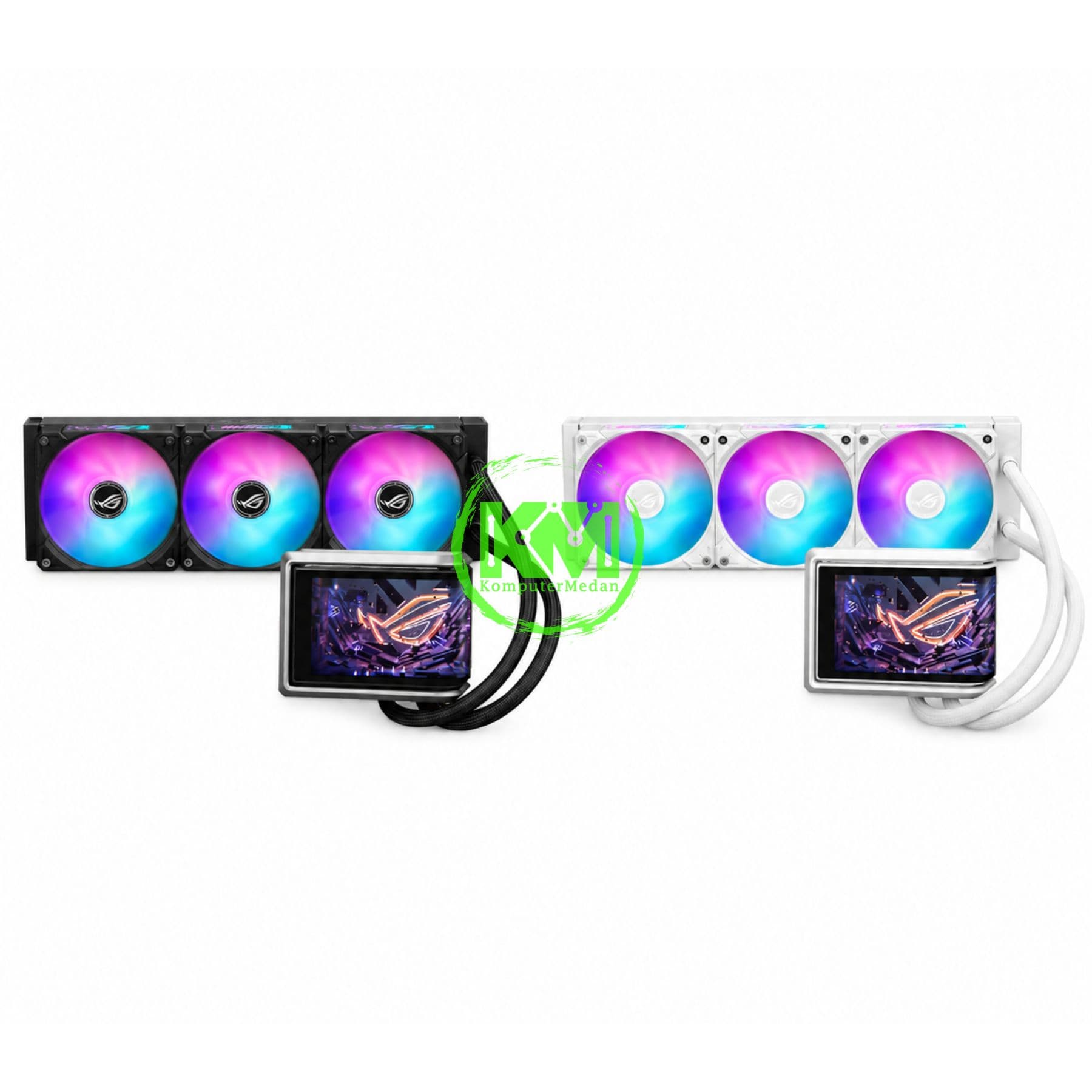 ASUS ROG RYUO IV 360 ARGB BLACK | WHITE AIO LIQUID COOLER