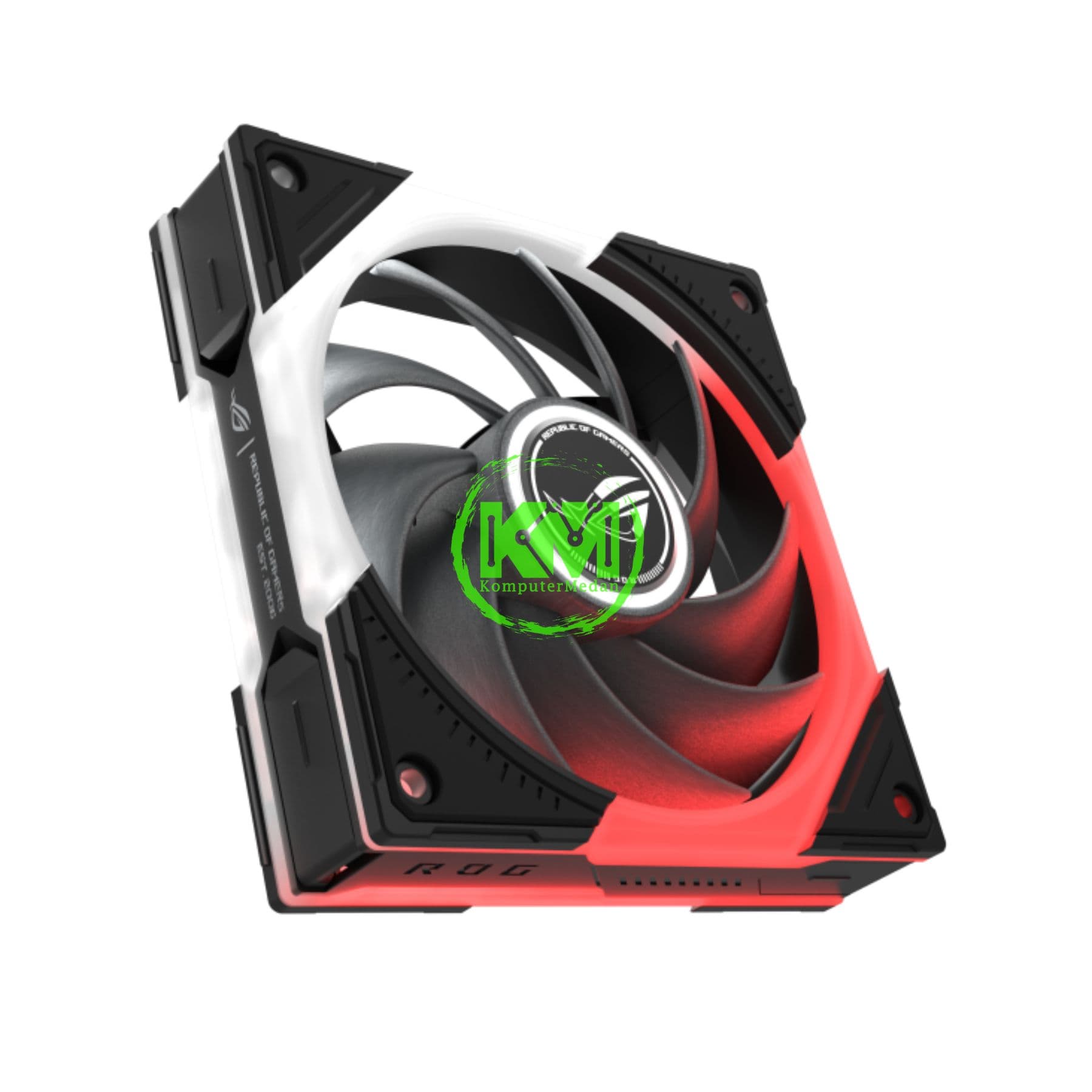 ASUS ROG EURUX GR120 ARGB BLACK I WHITE FAN CASING - Image 2